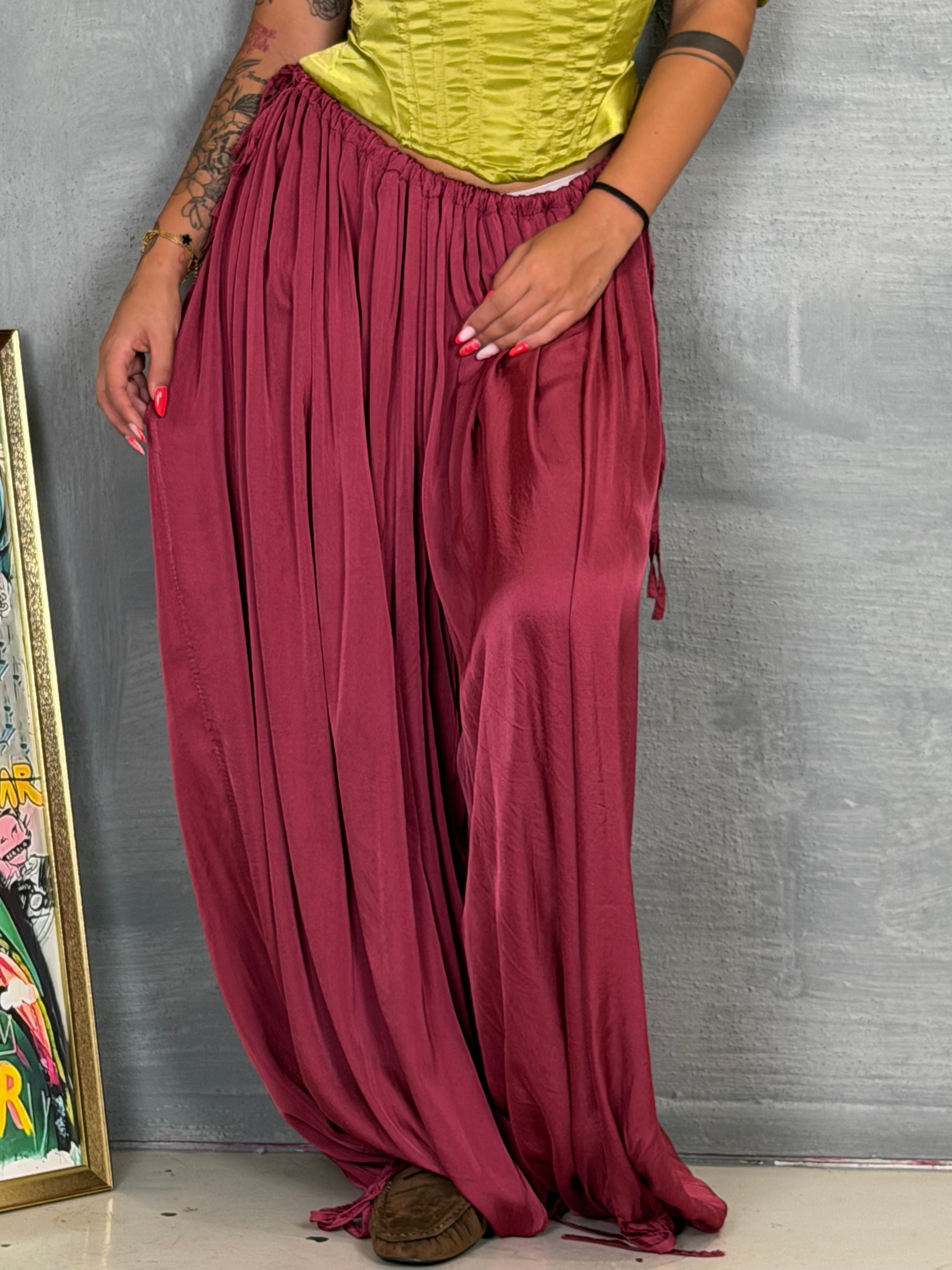 Pantalone gonna Jafal bordeaux