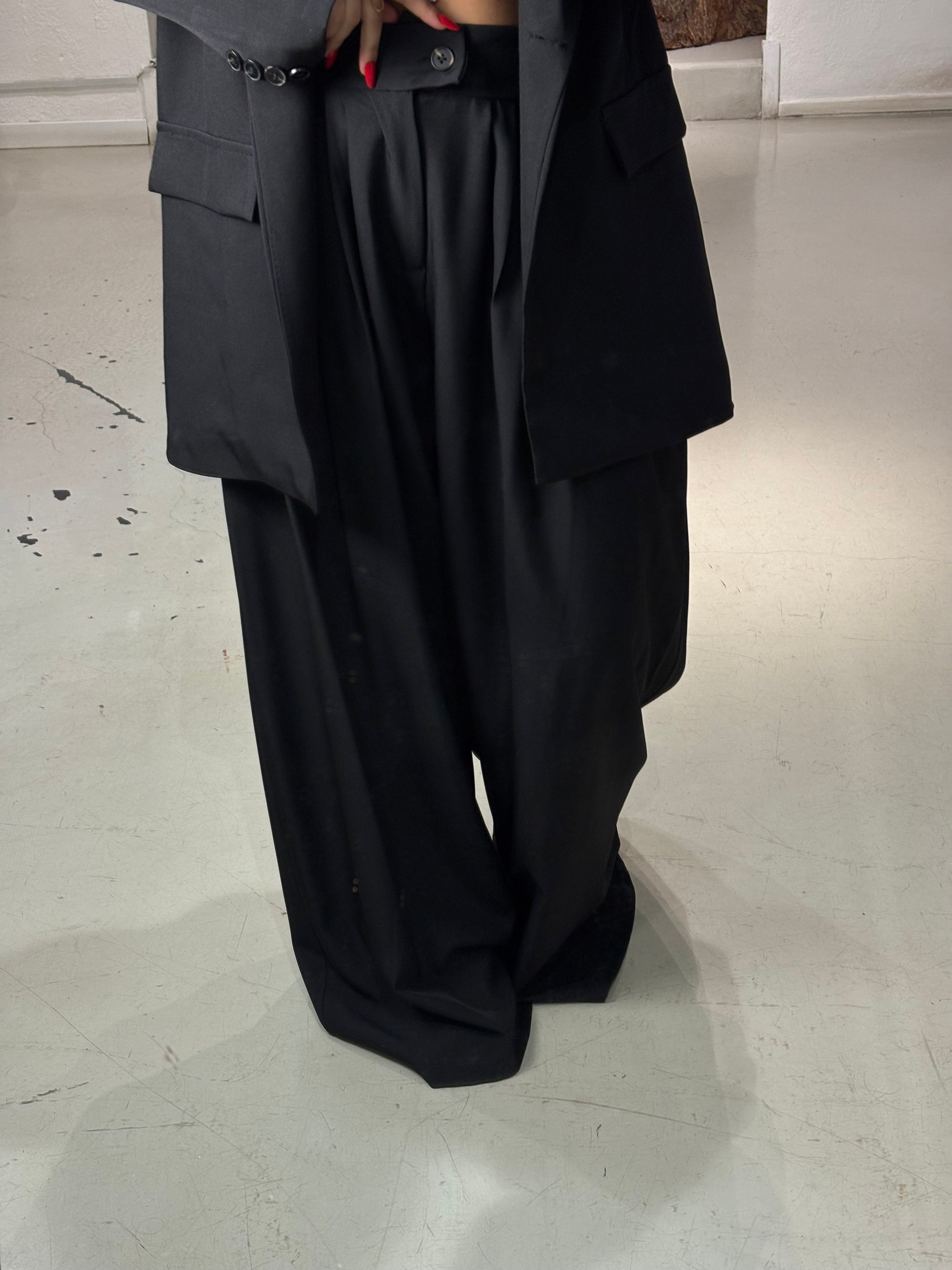 Pantalone over Royal line II black