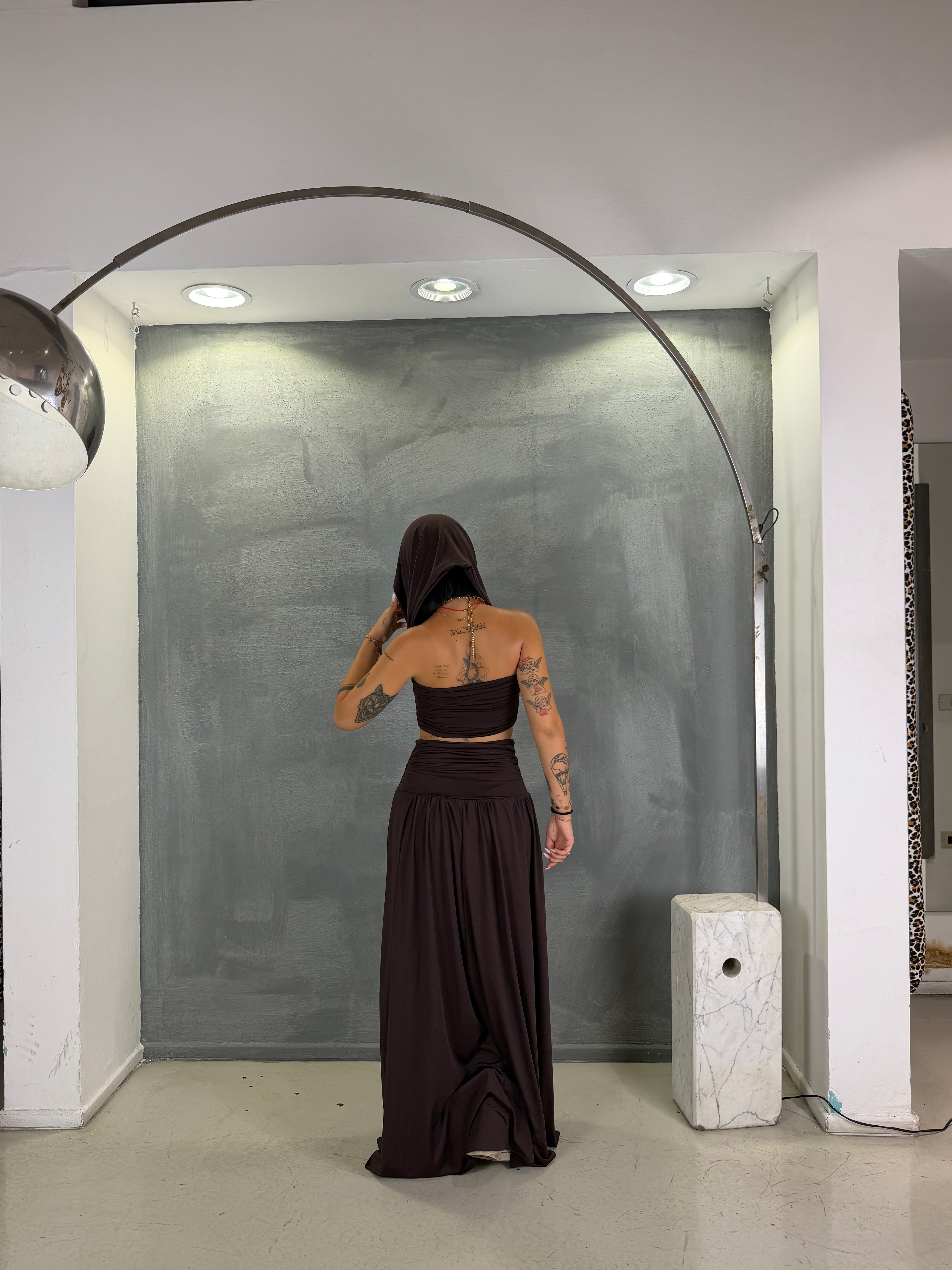 Coordinato Makena marrone