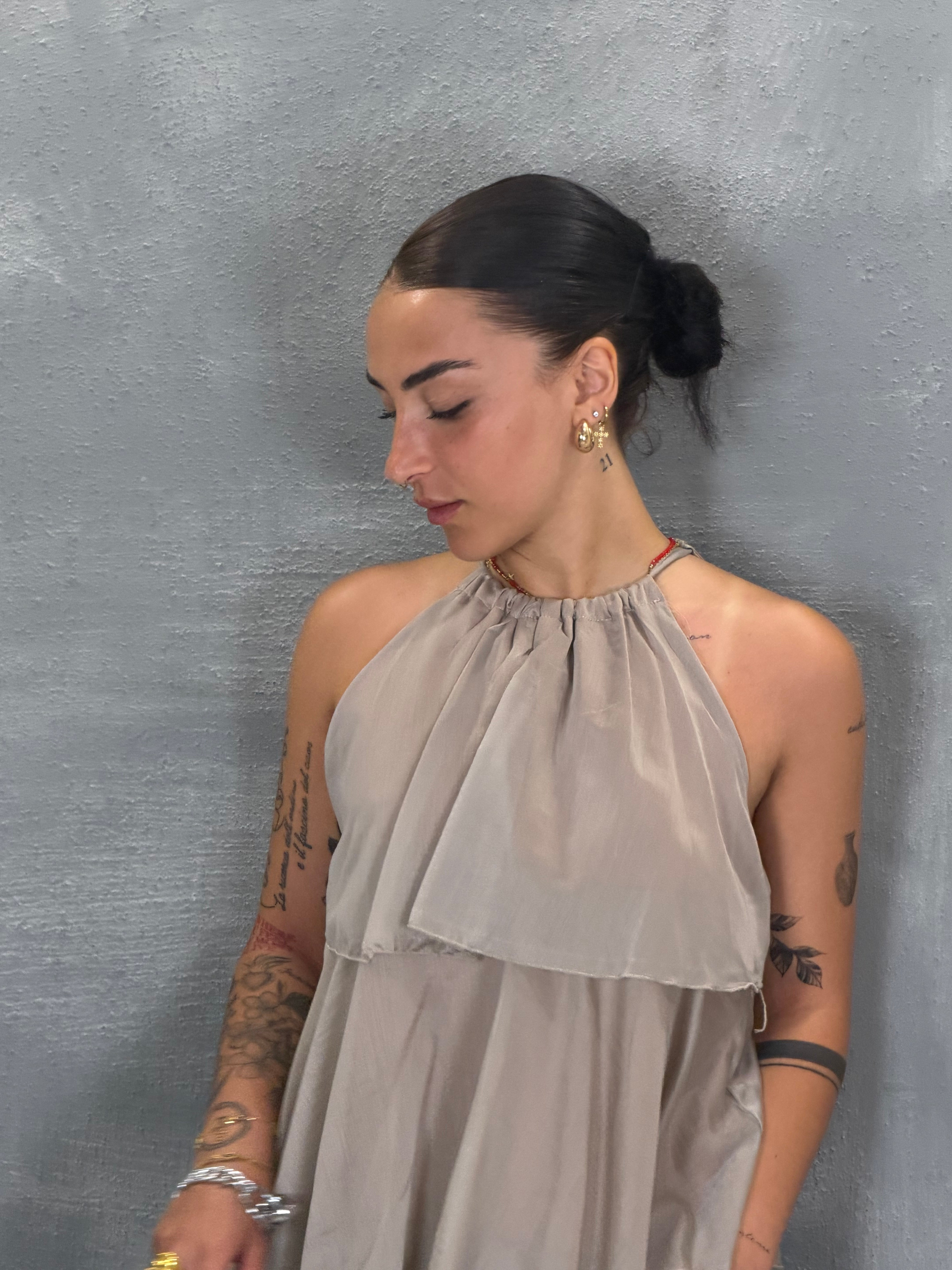Miniabito MALAGA taupe