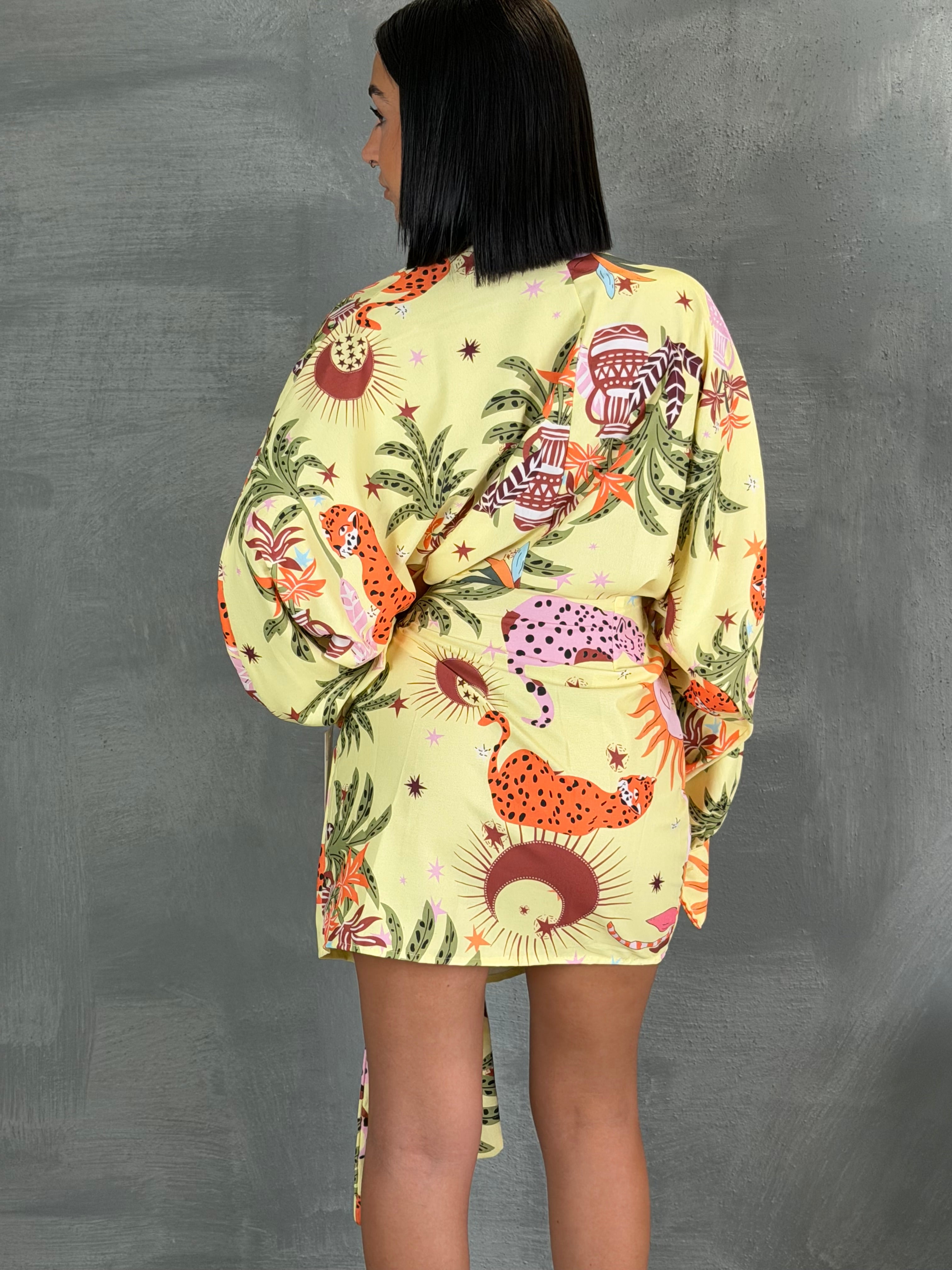 Abito kimono NANDI yellow