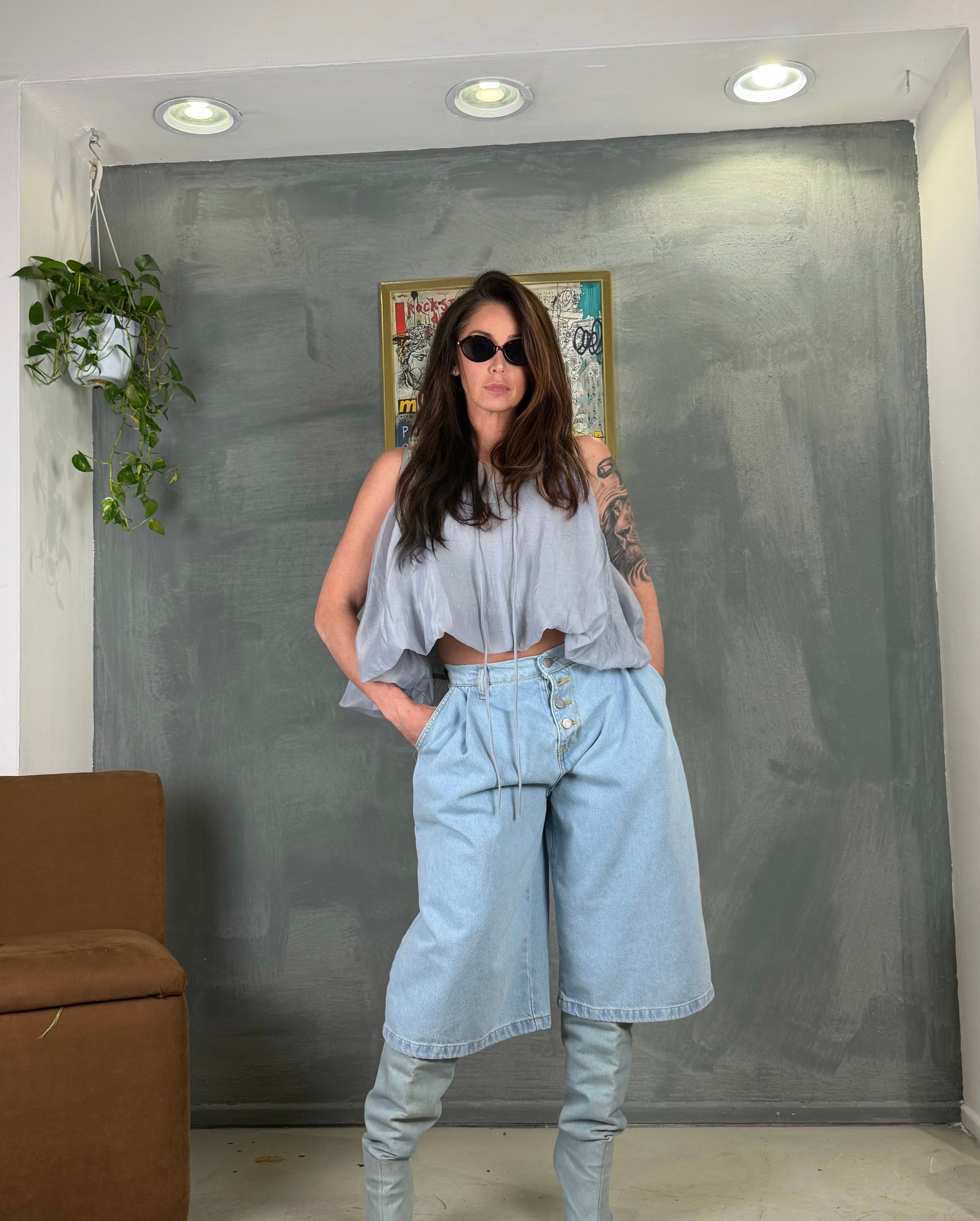 Blusa Giromanica MIRALA polvere