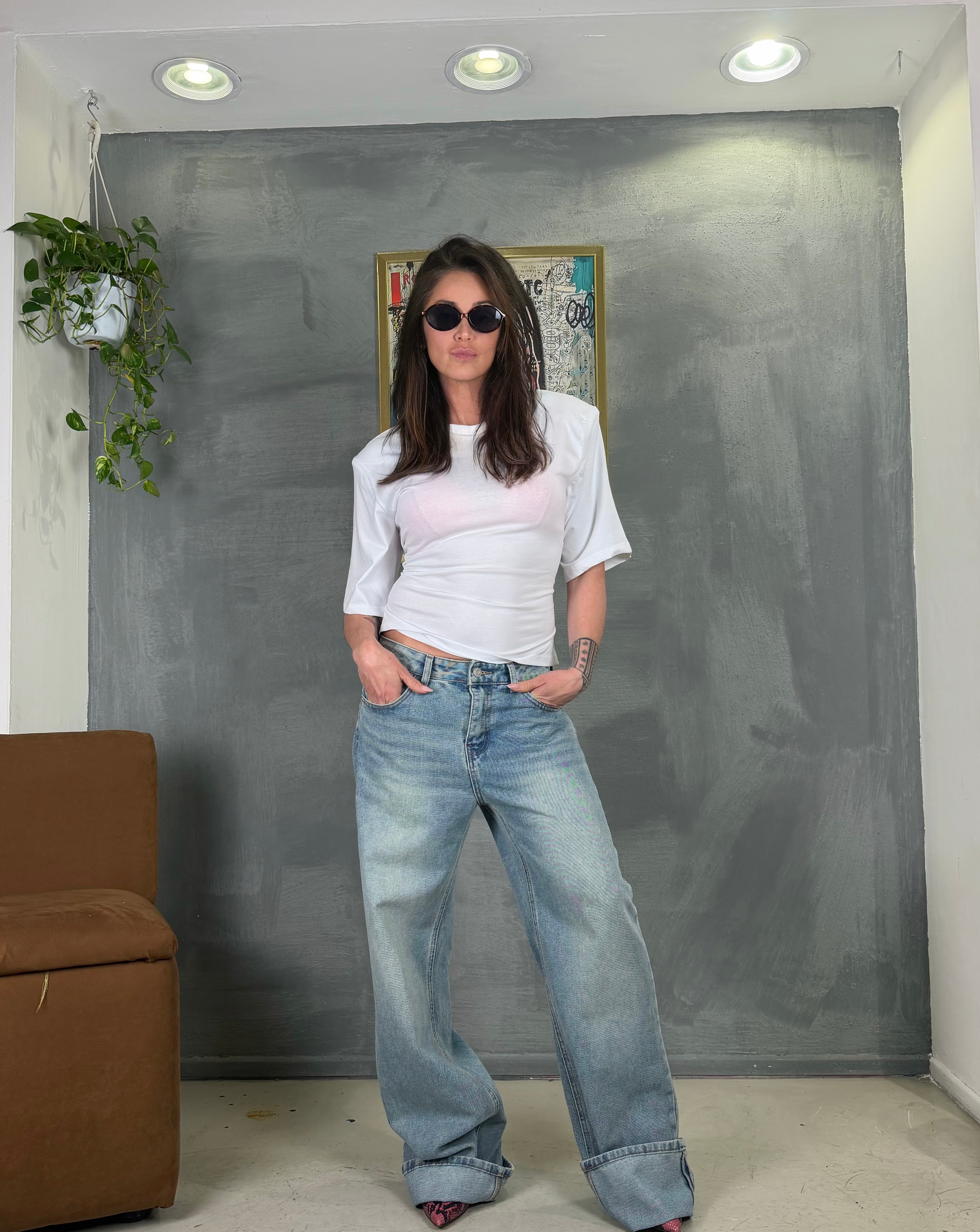 Maglia mezza manica FROIL bianco