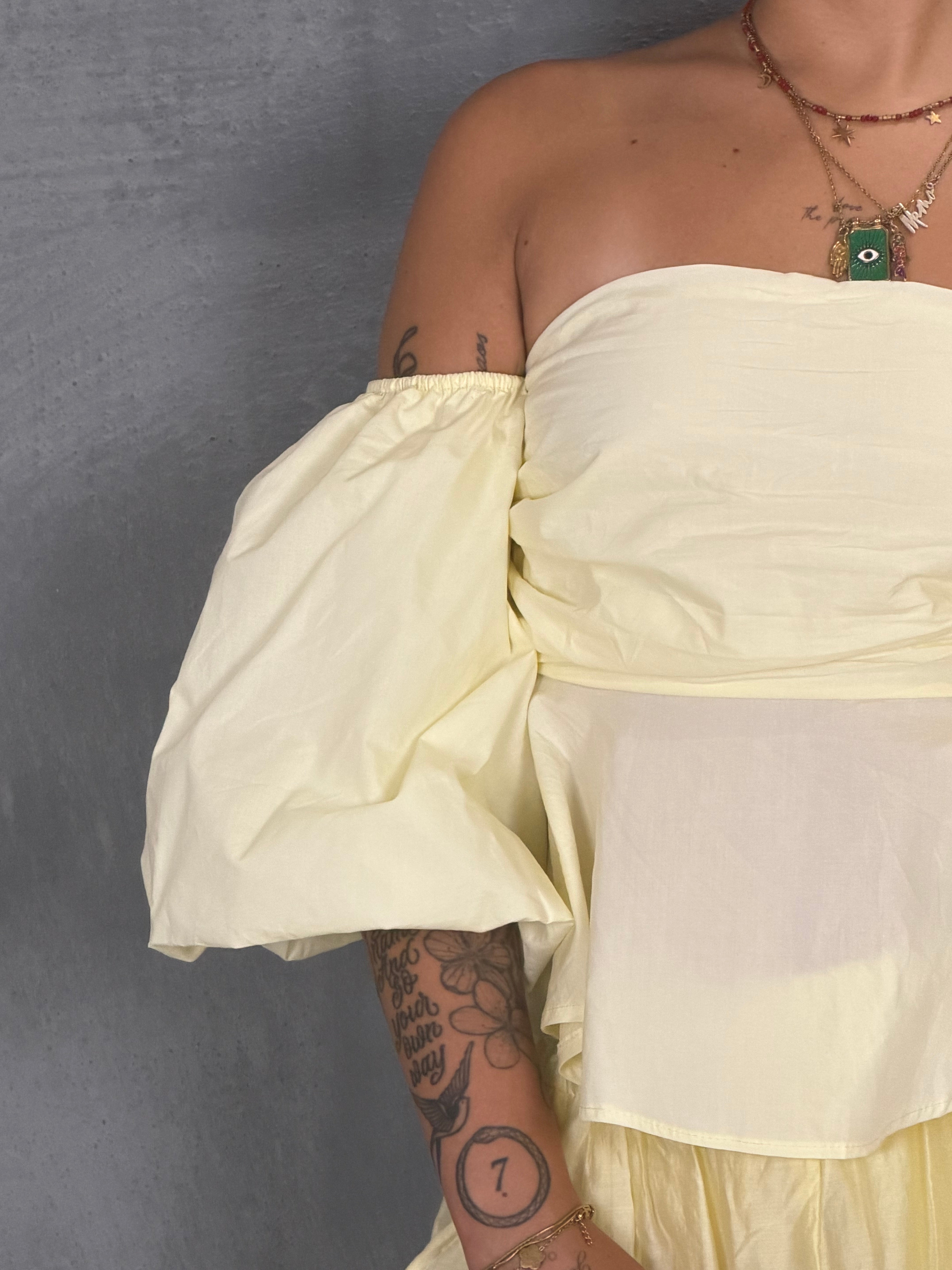 Top cotone ELCHE yellow