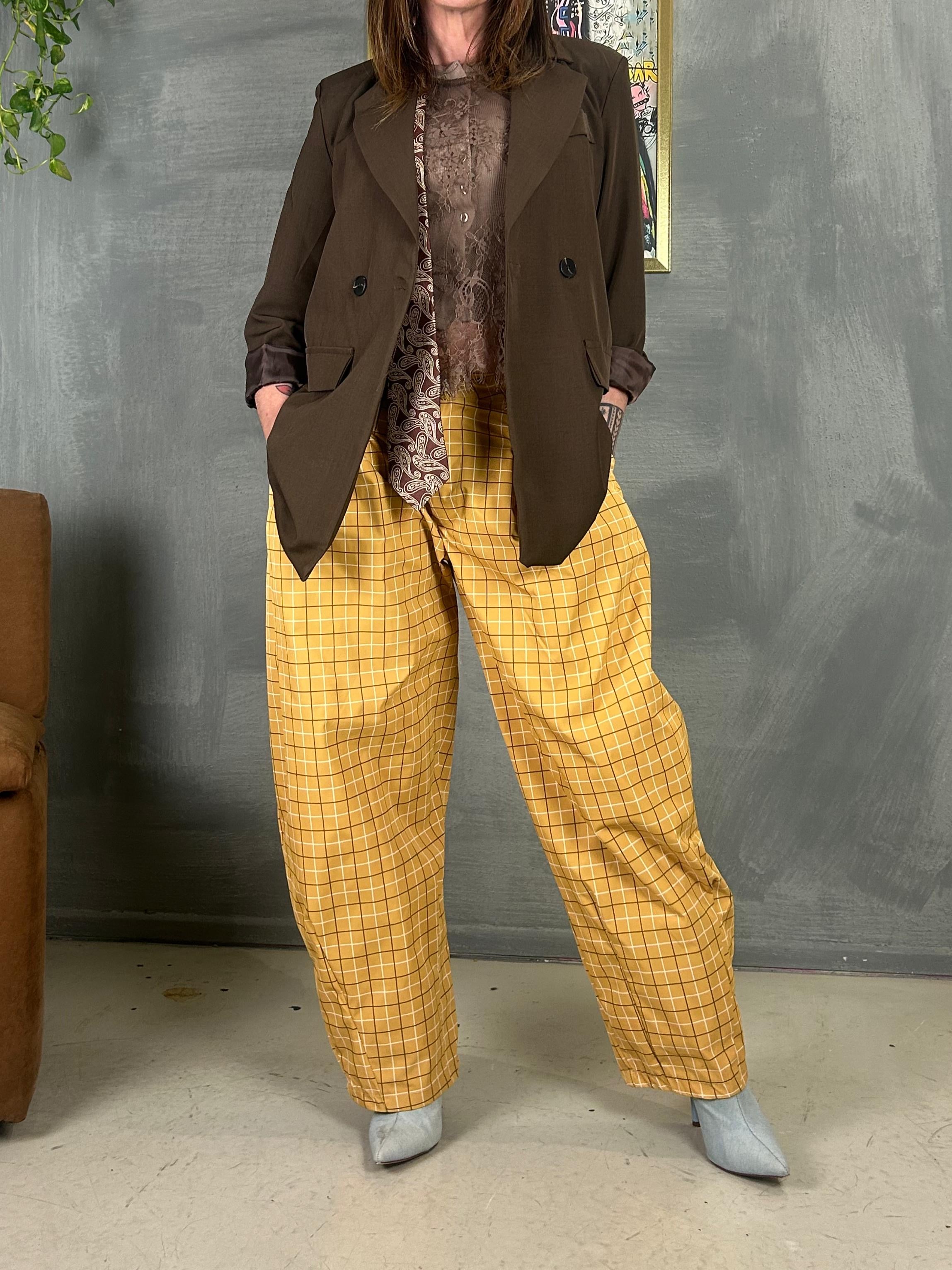 Pantalone over CLOWN senape