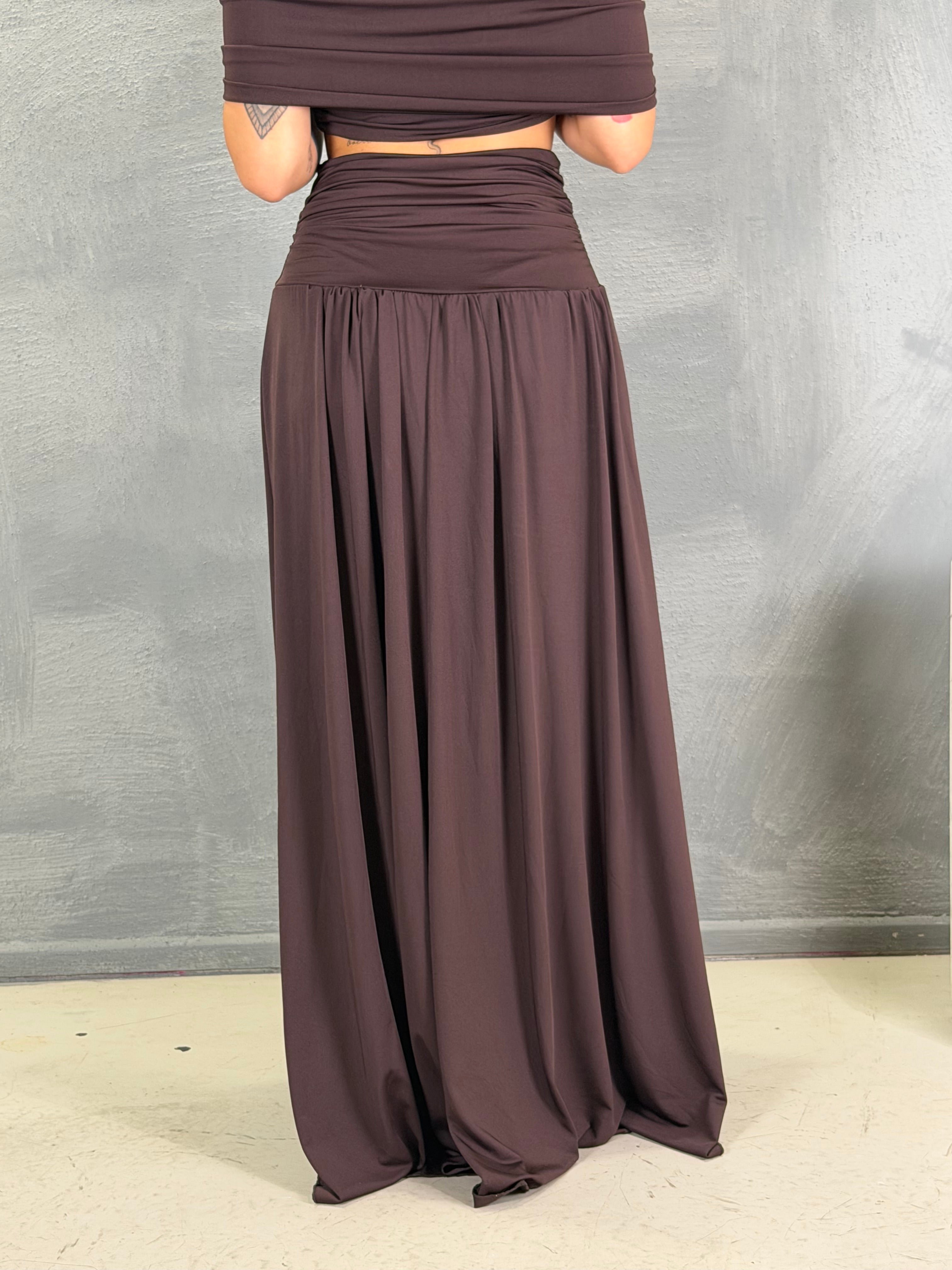Coordinato Makena marrone