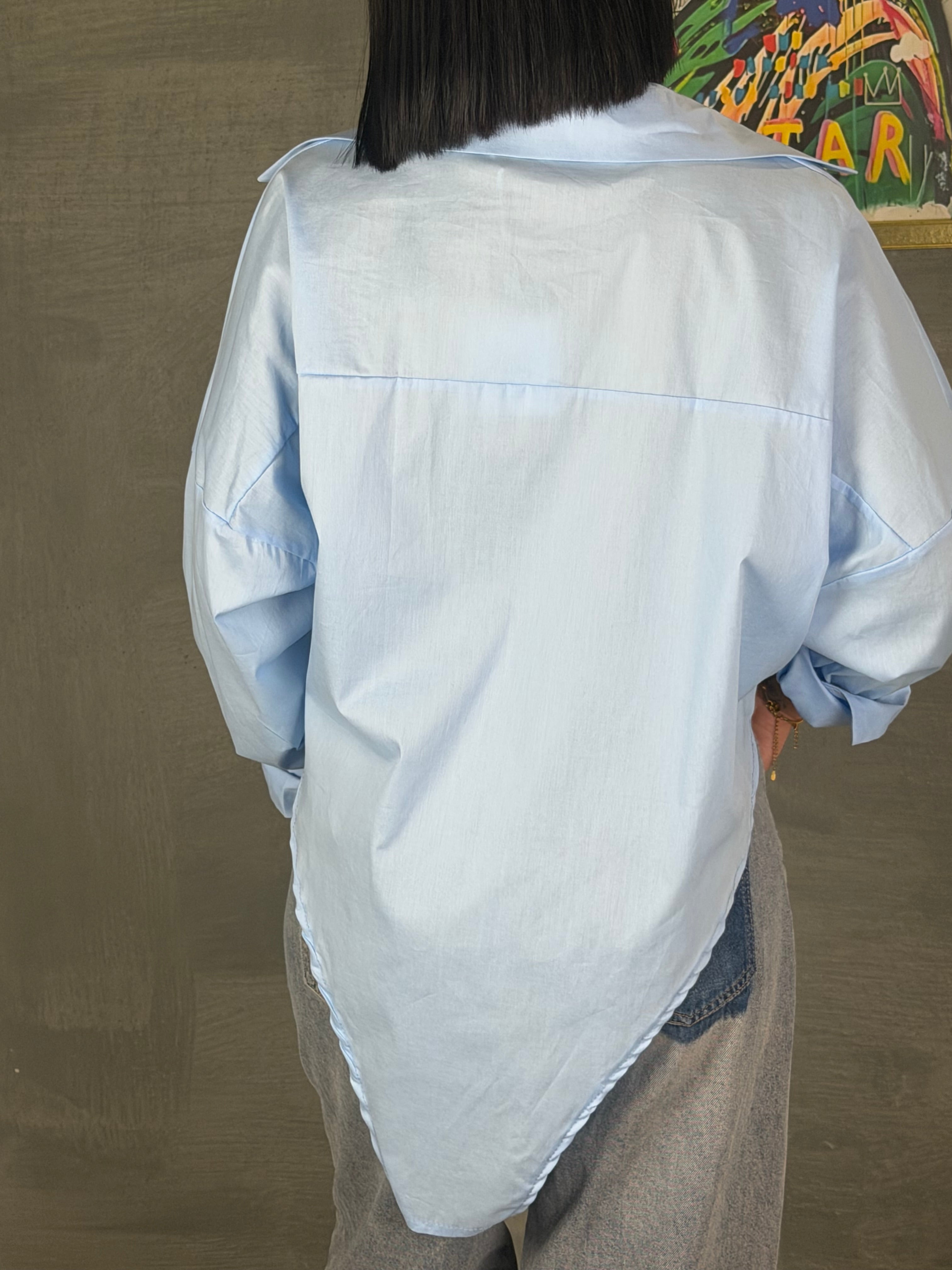 Camicia DONT manica lunga azzurra