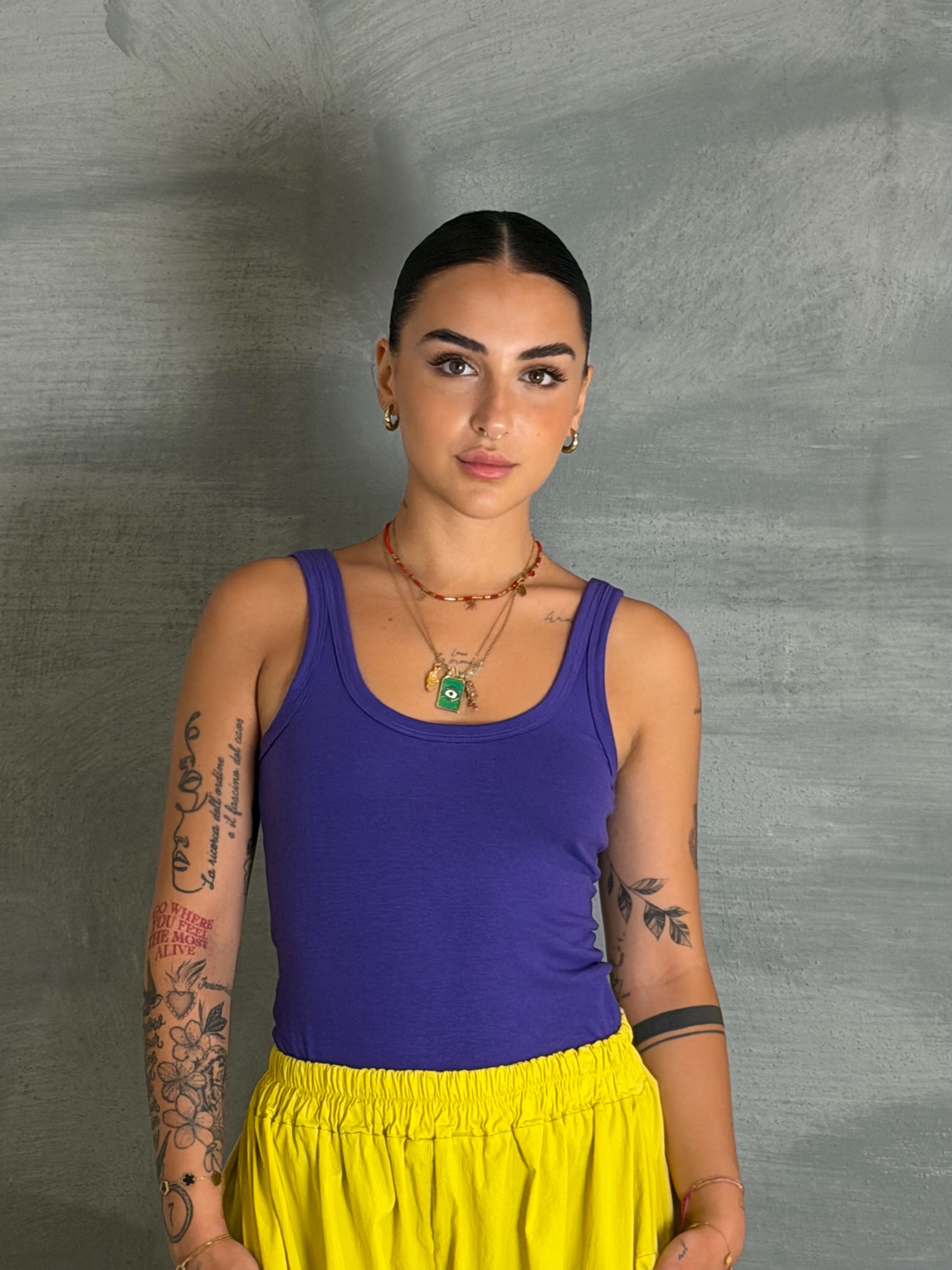 Canotta uomo WALL violet