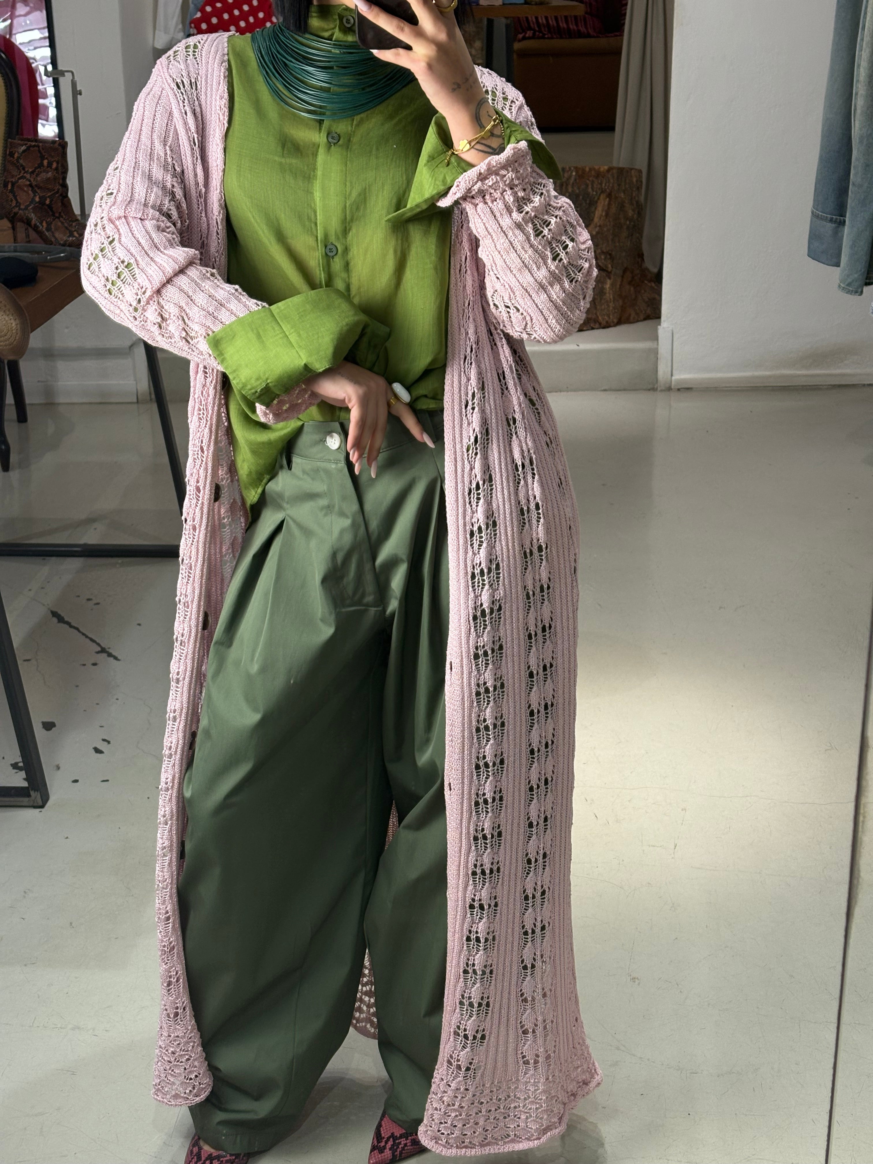 Pantaloni over cotone VIKK