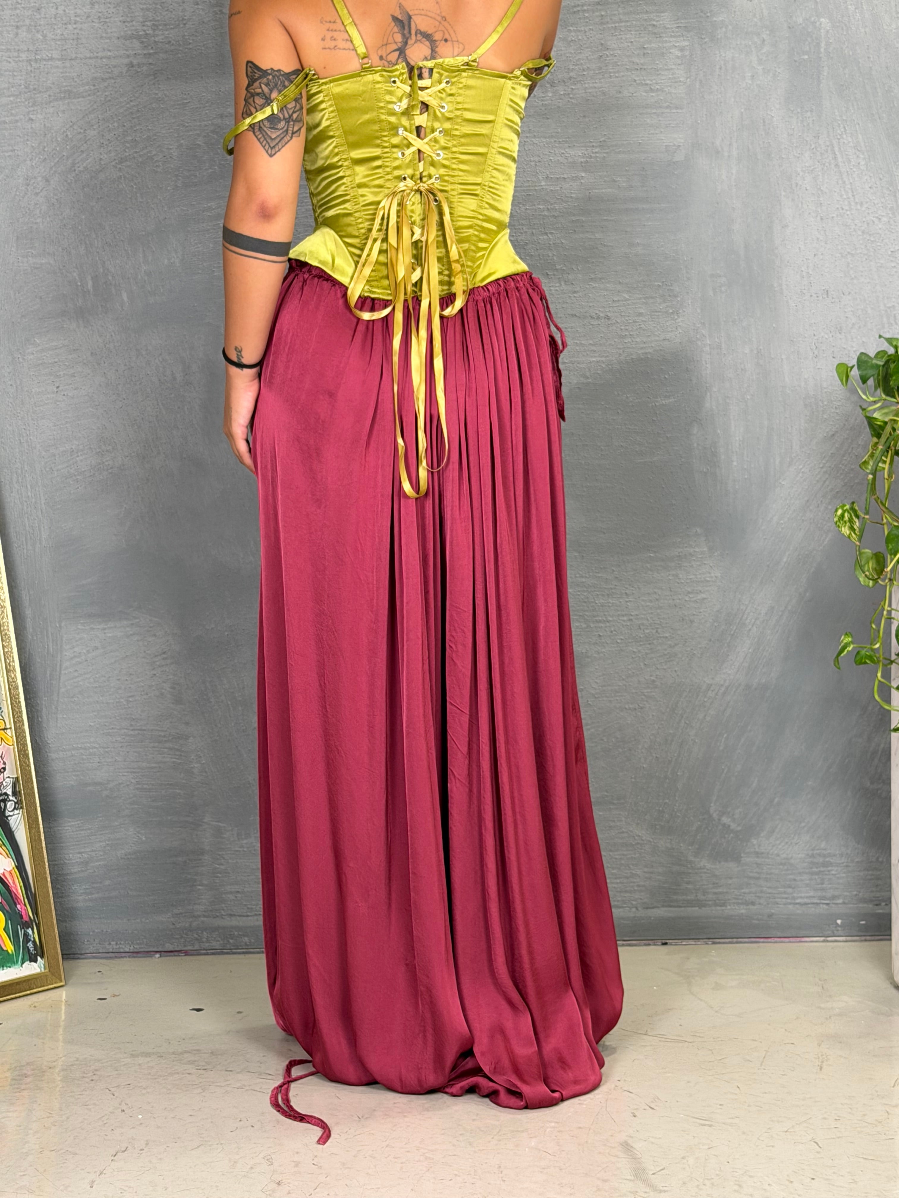 Pantalone gonna Jafal bordeaux