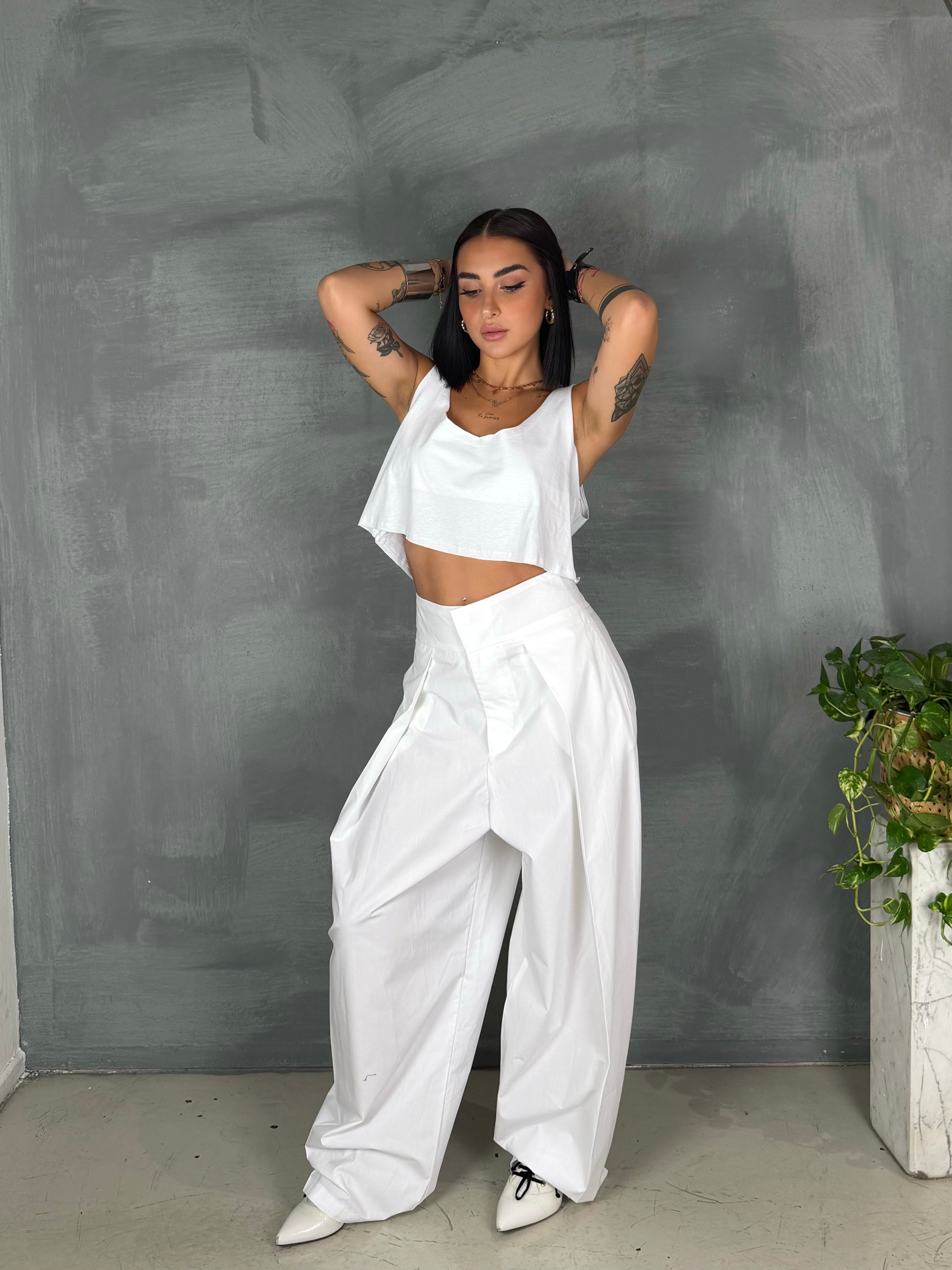 Pantalone VINCY white