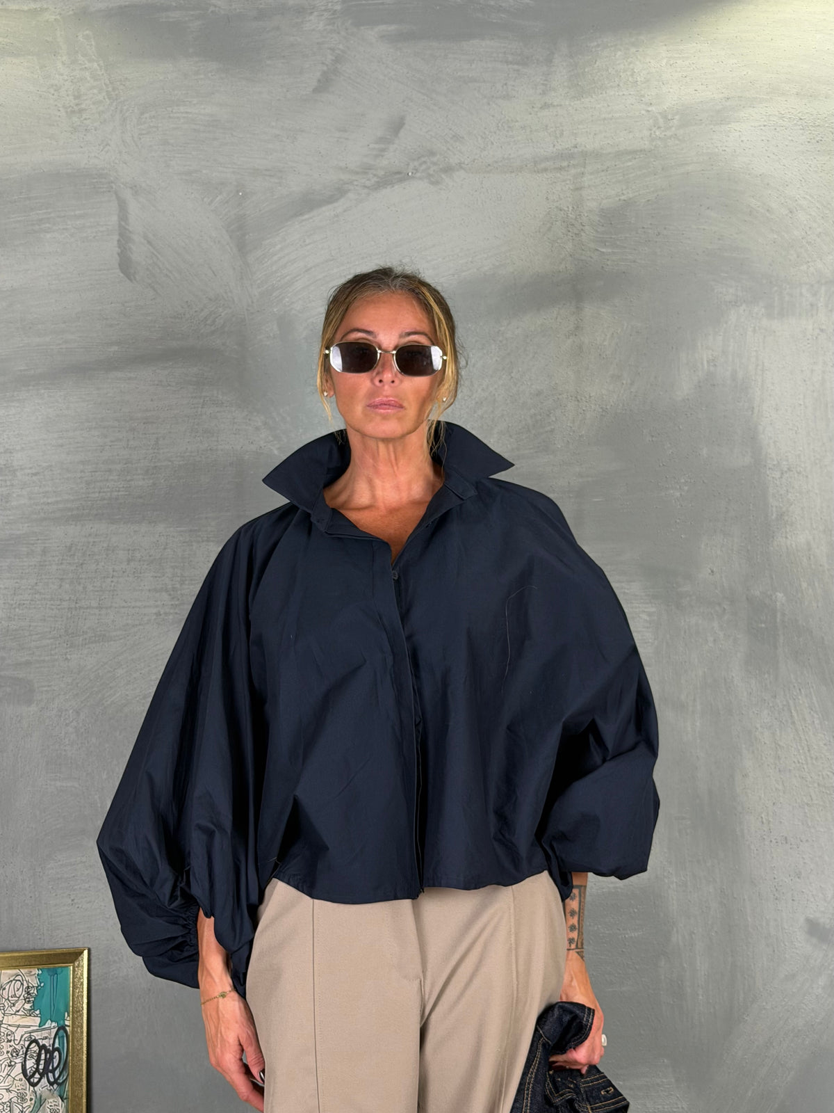 Camicia COLIBRI navy