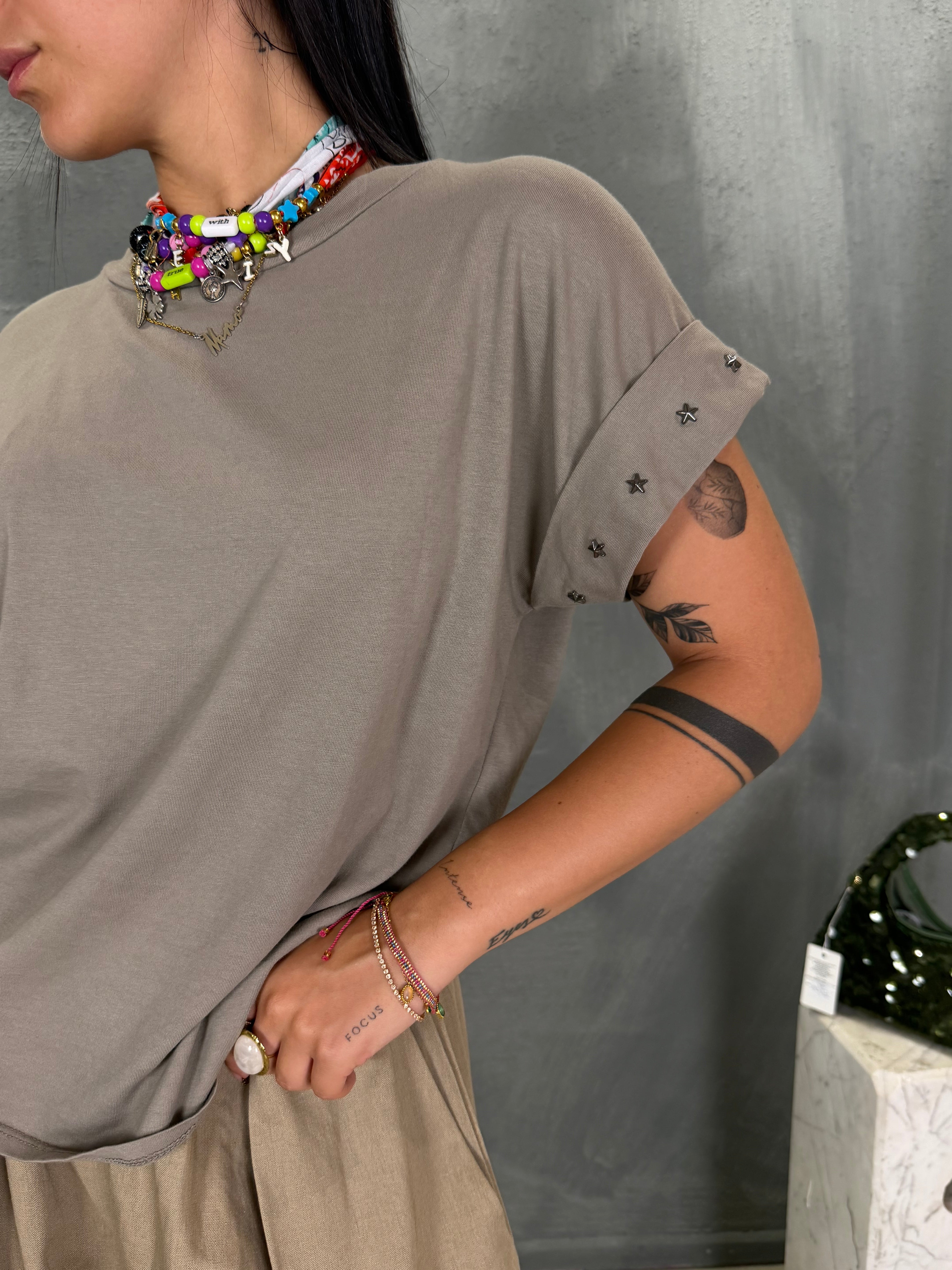 T shirt ANAZA taupe