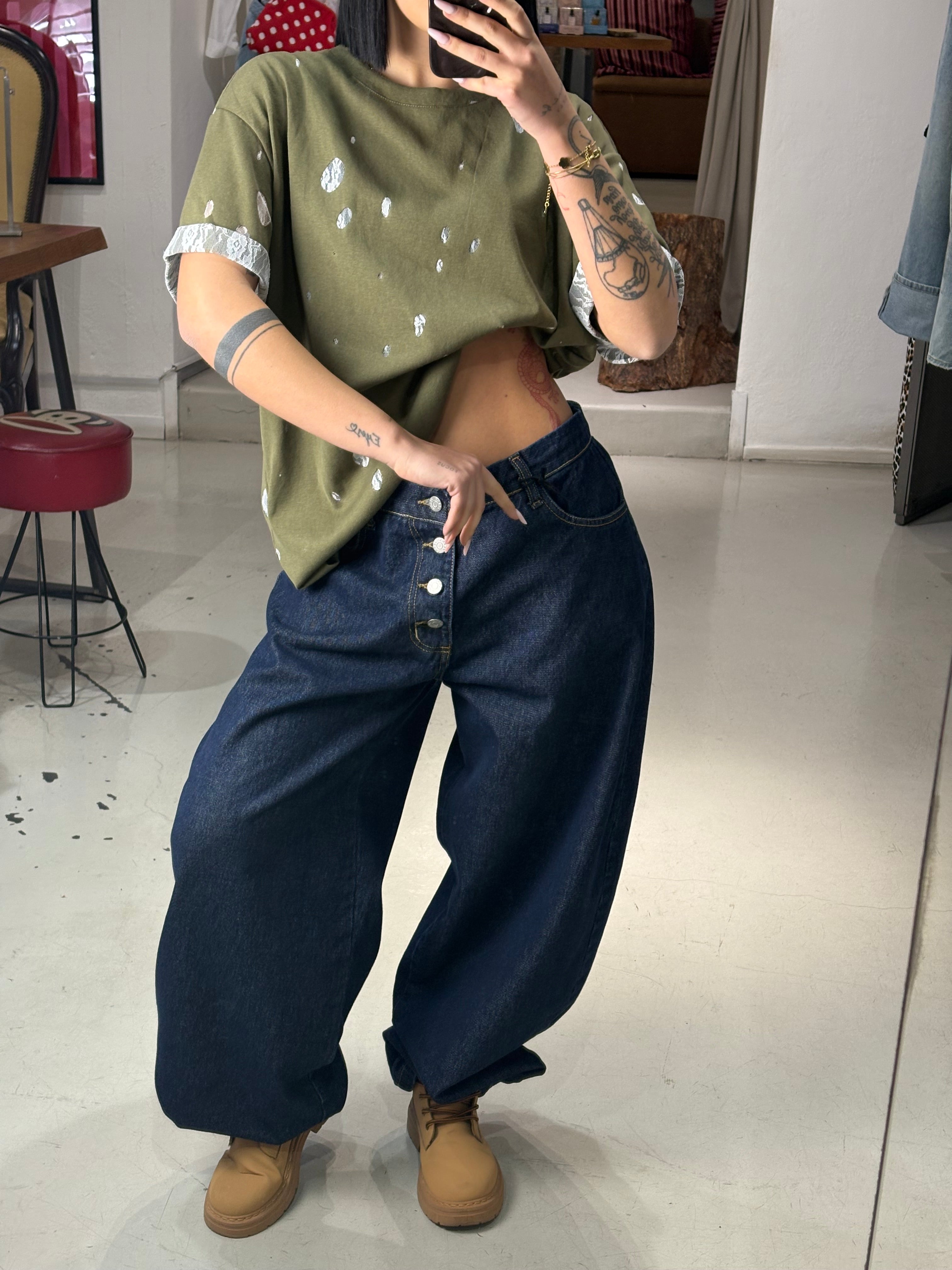 T shirt MIX mezza manica army