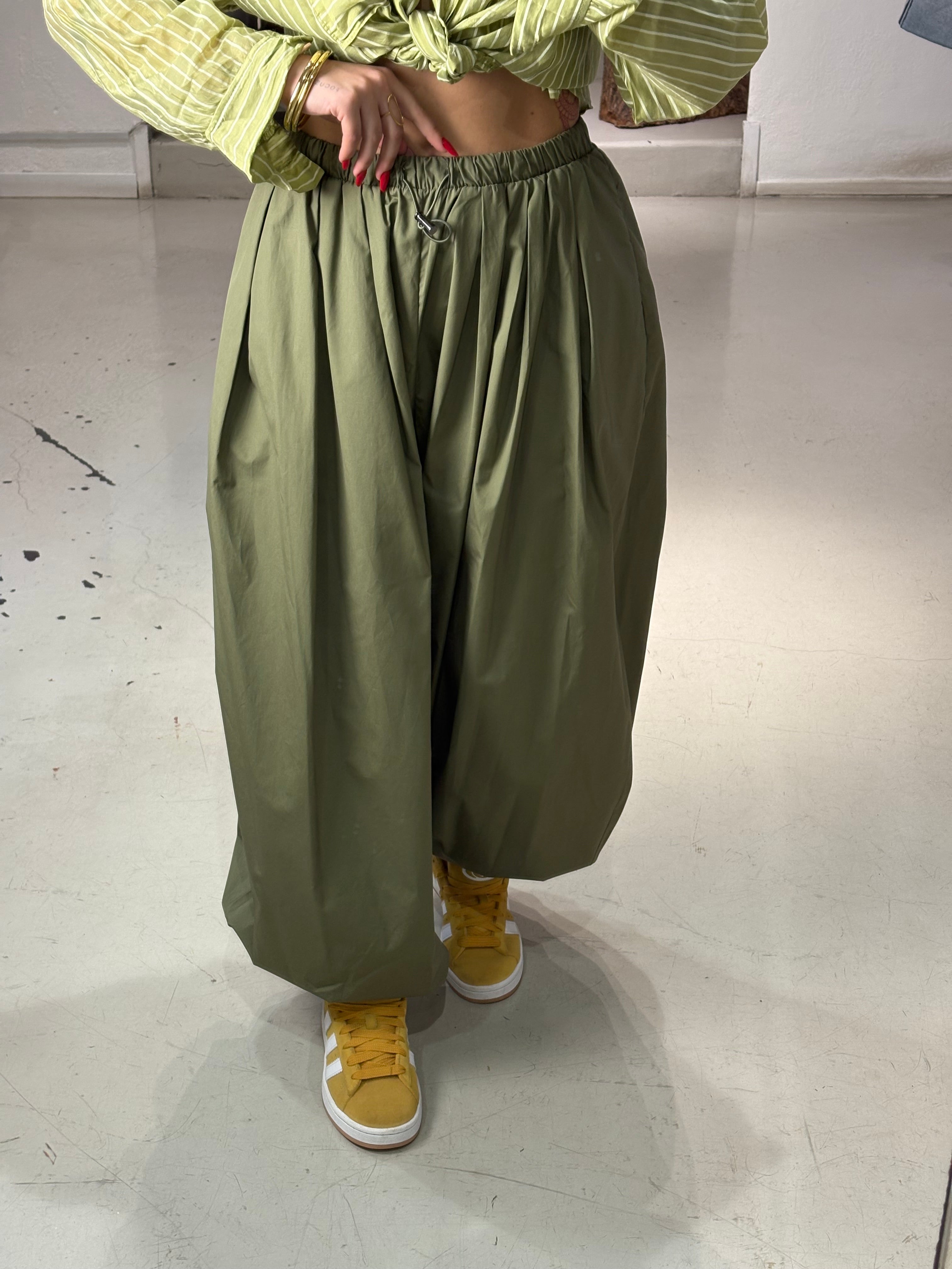 Pantalone cotone over RAIFER  army