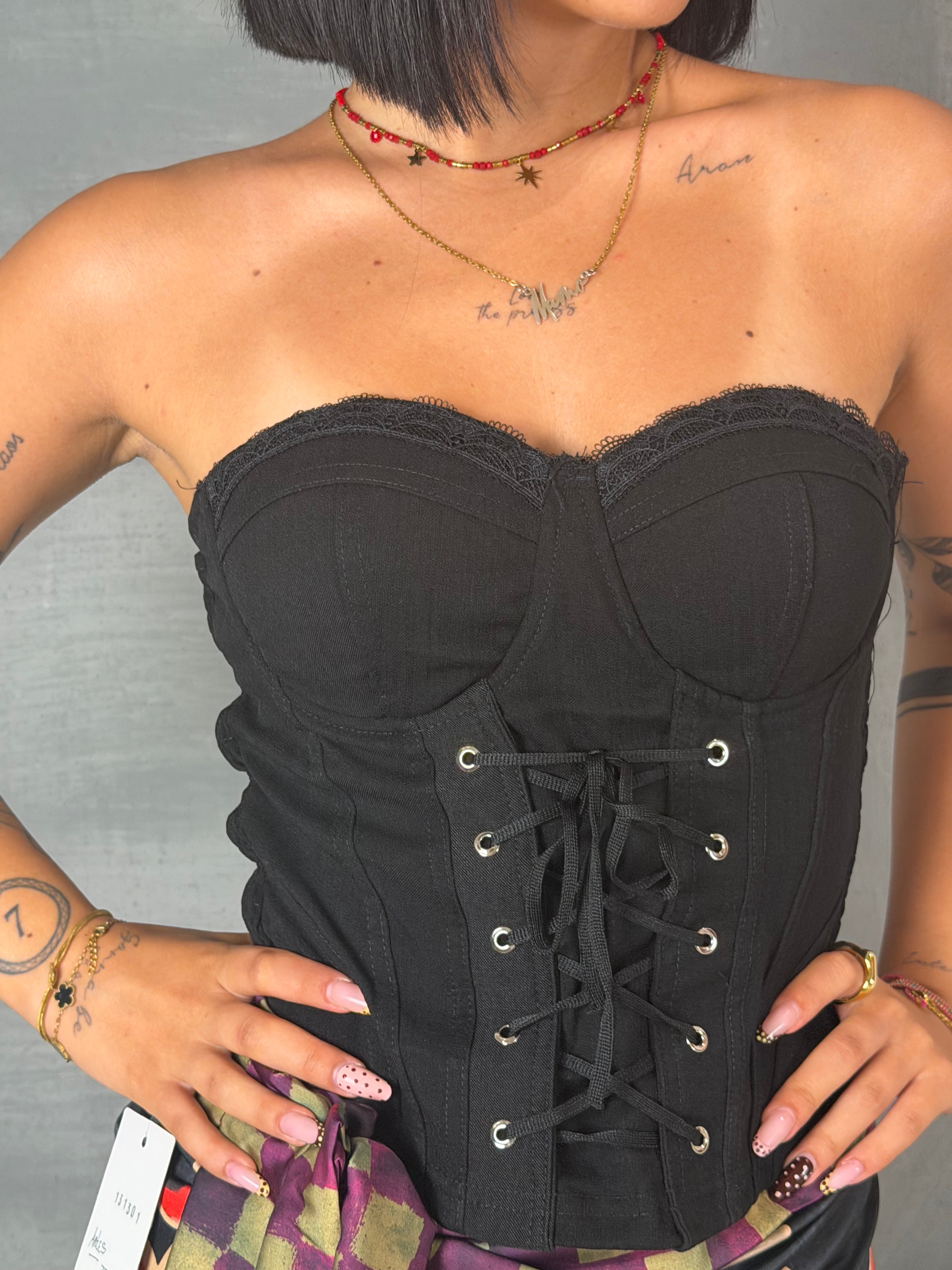 Corpetto BACARES black