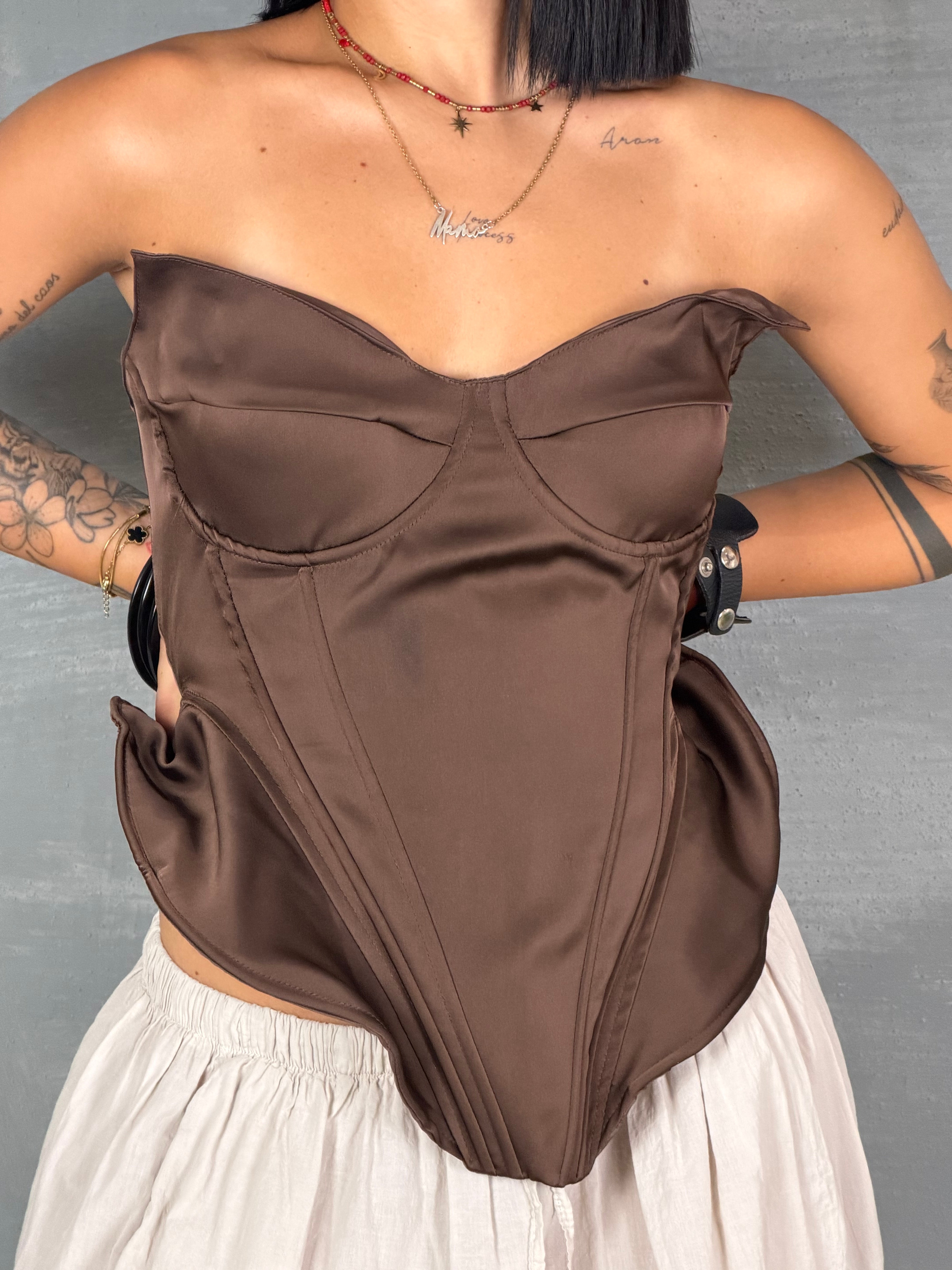 Corpetto VELEFIQUE brown