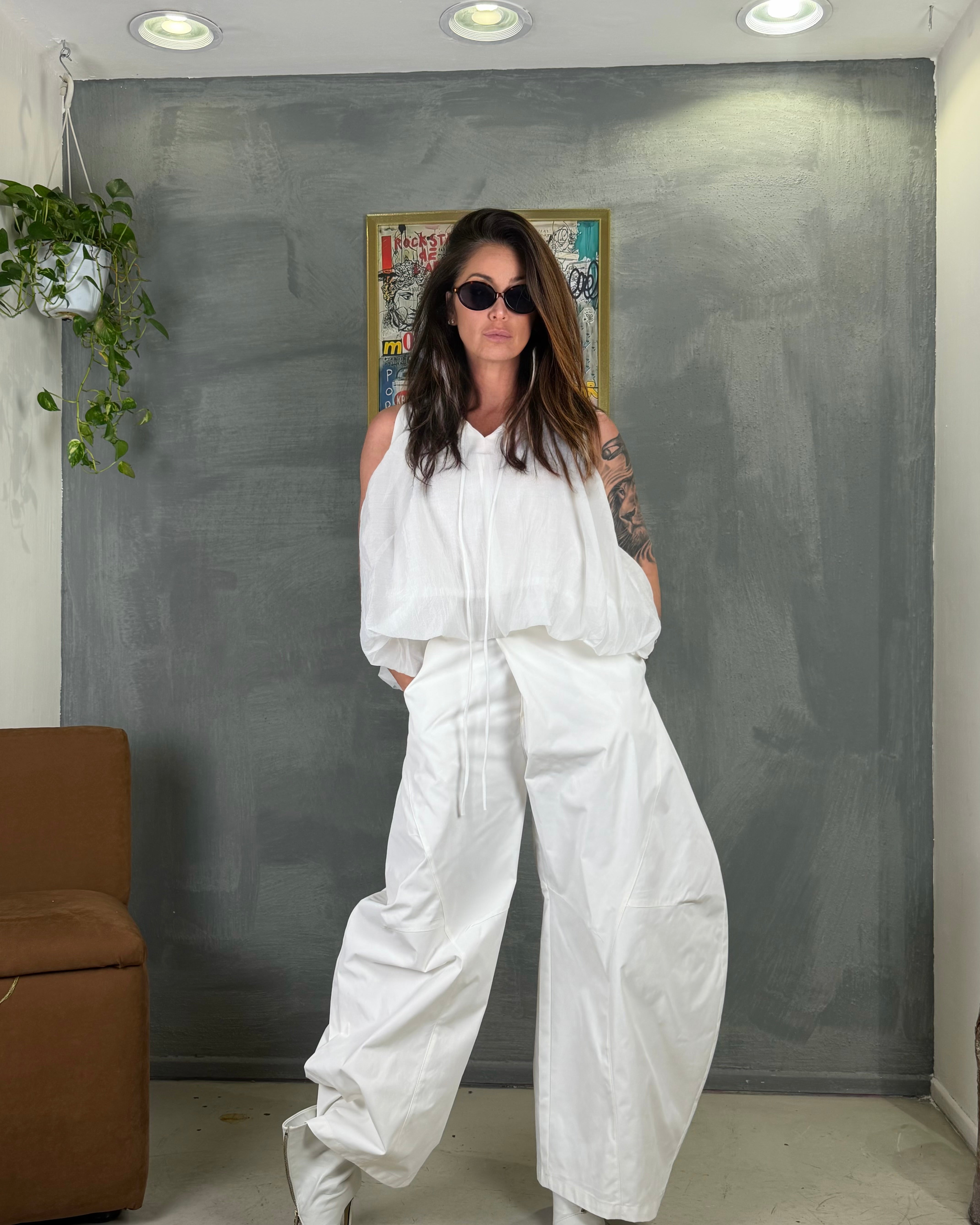 Blusa Giromanica MIRALA bianca