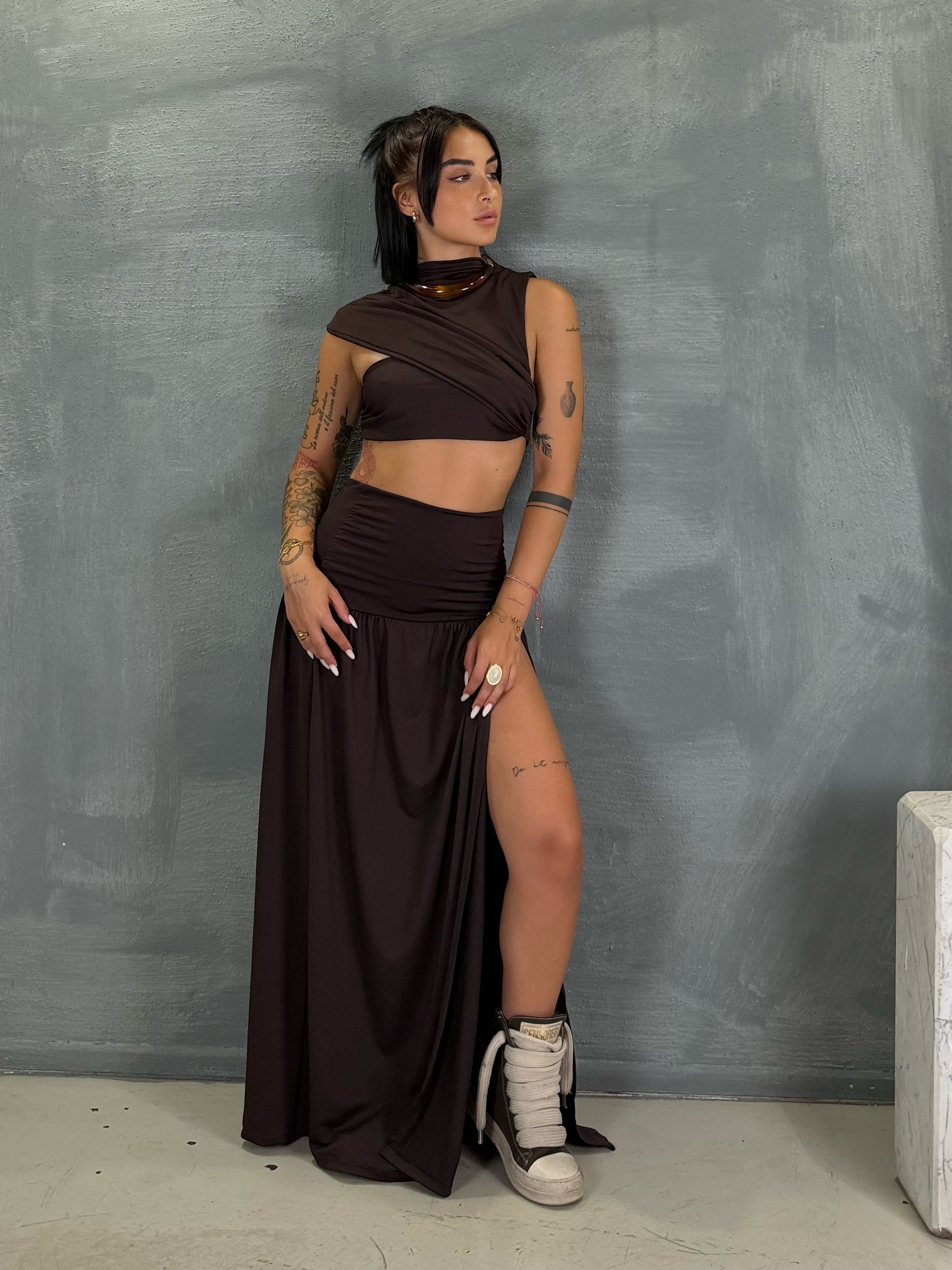 Coordinato TAU marrone