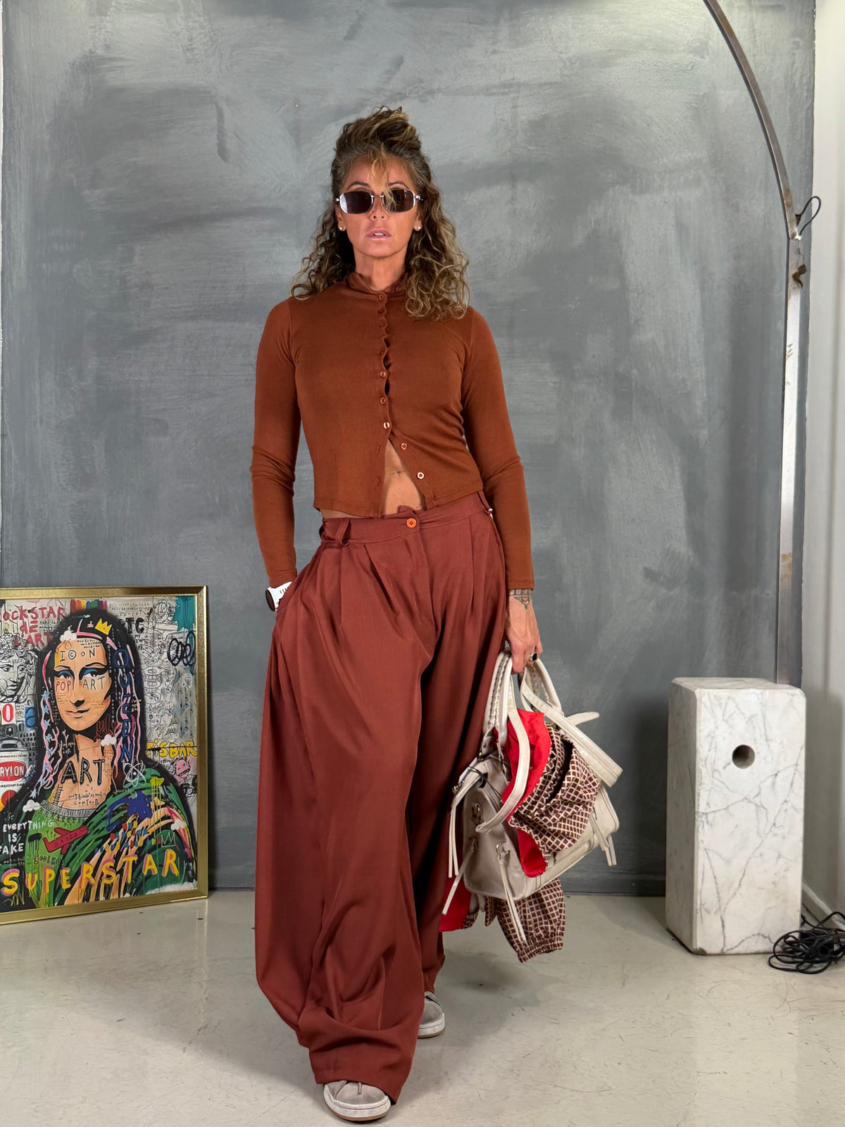Pantalone BERTA Ruggine