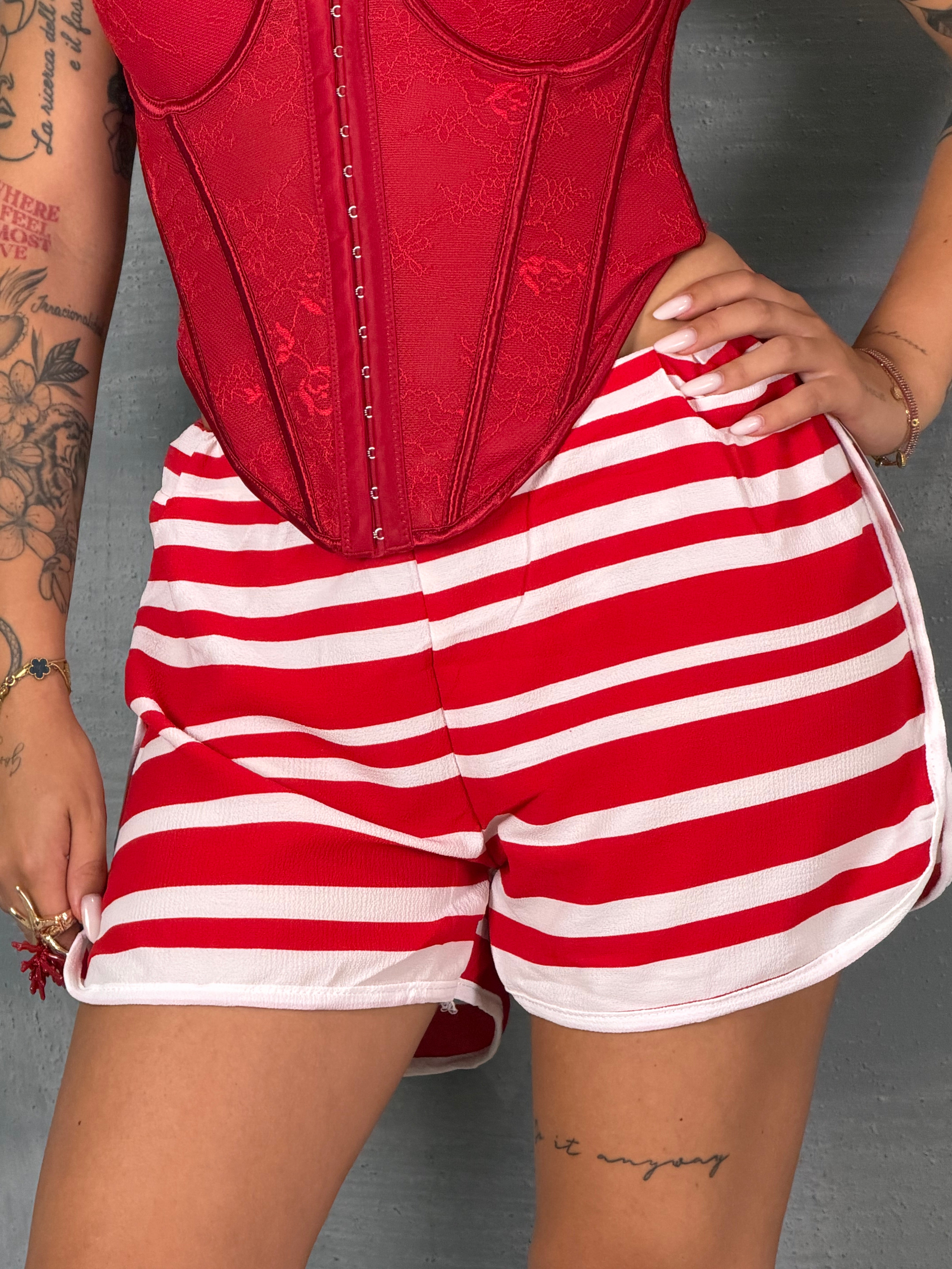 SHORT VOLLEY red