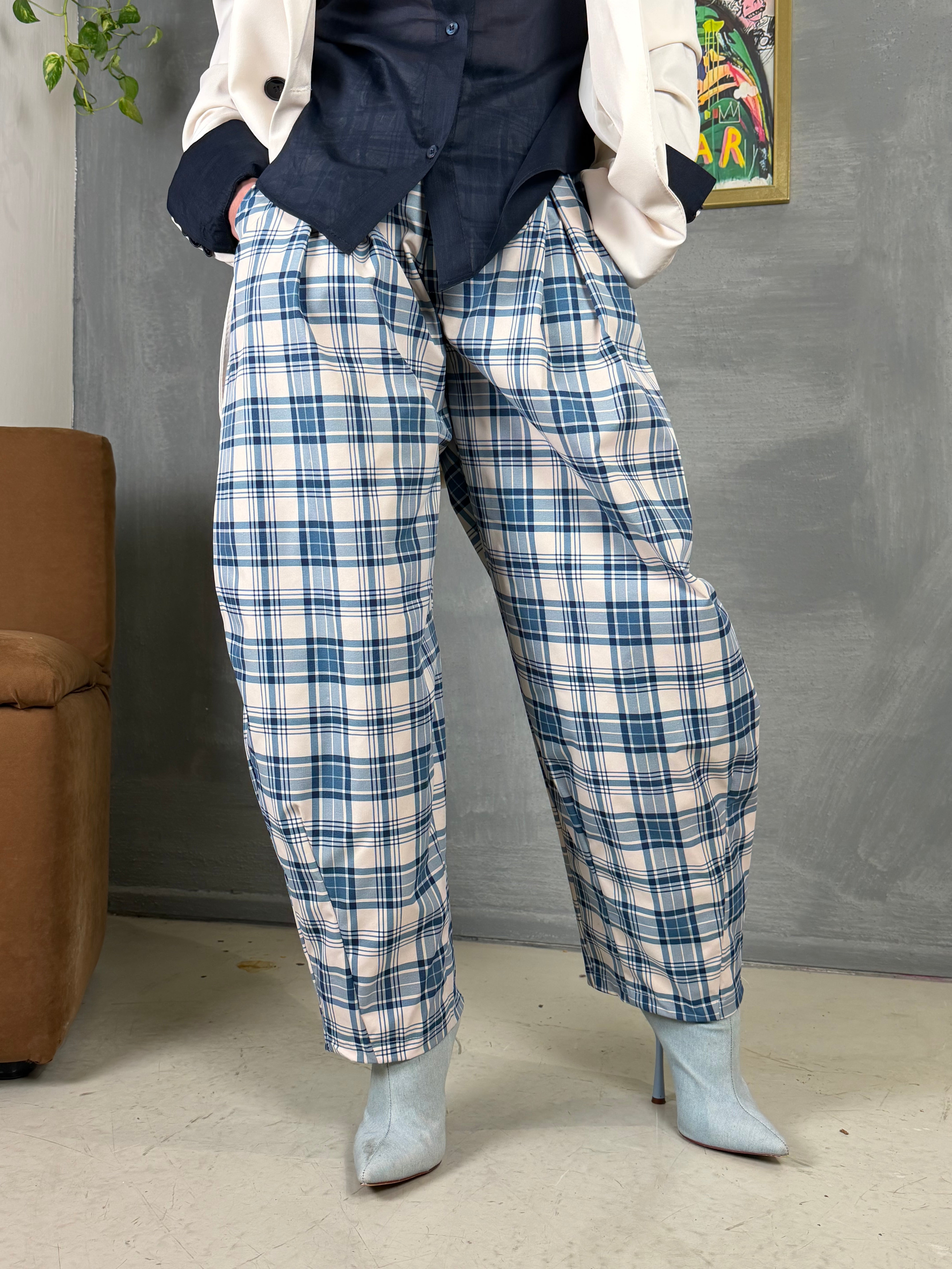 Pantalone over  CLOWN BLU