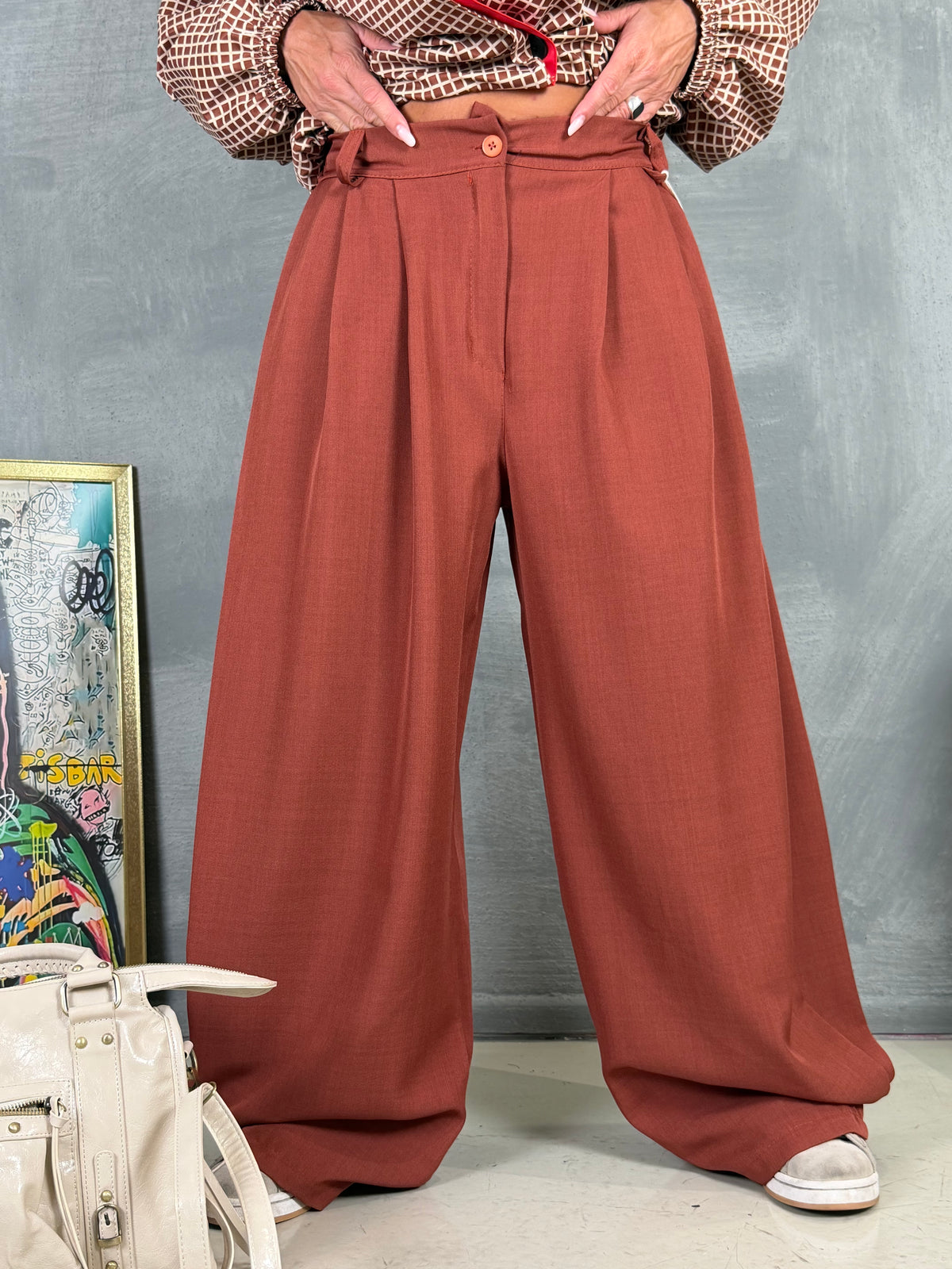 Pantalone BERTA Ruggine