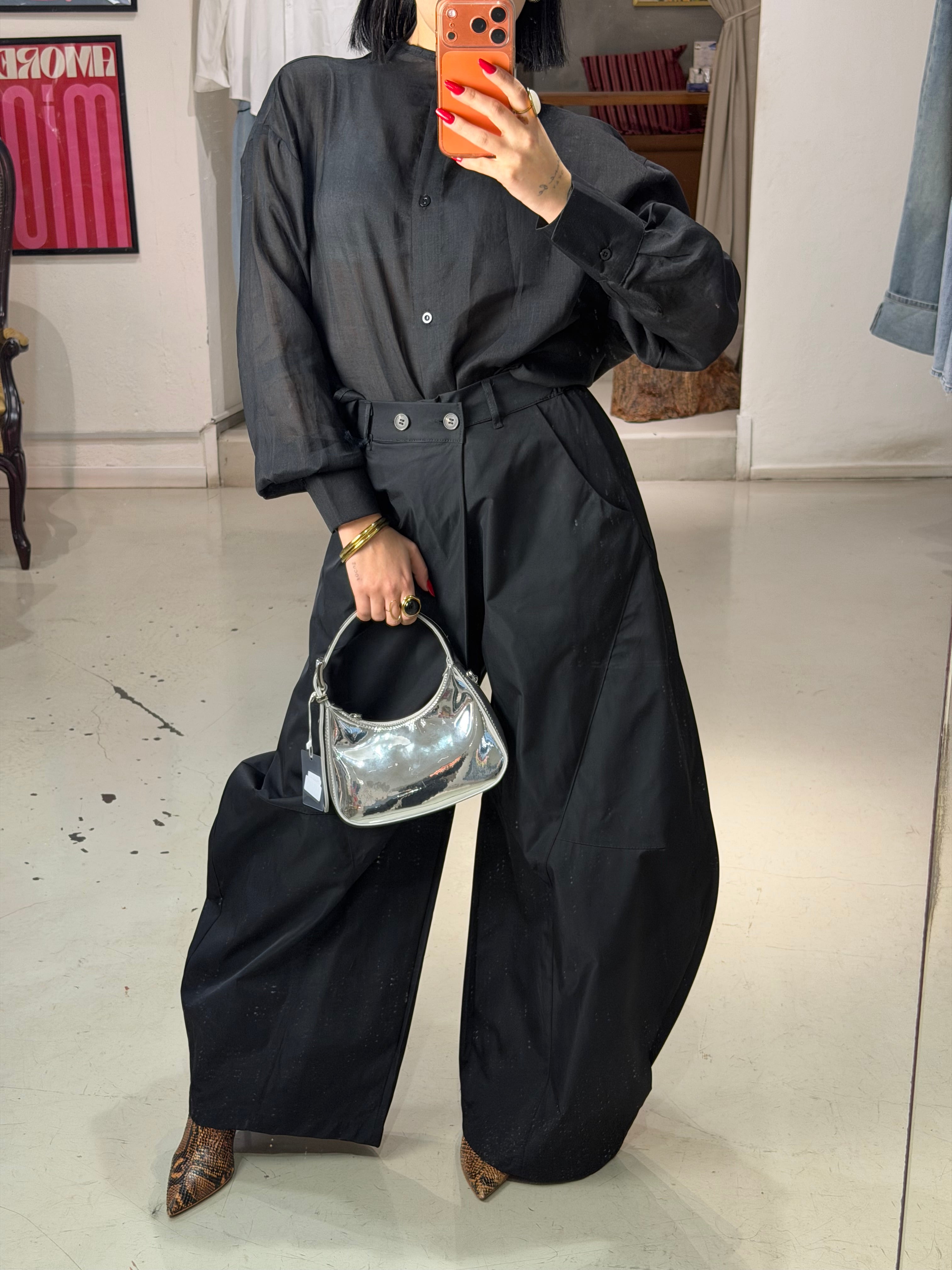 Pantalone over  DRIFT nero