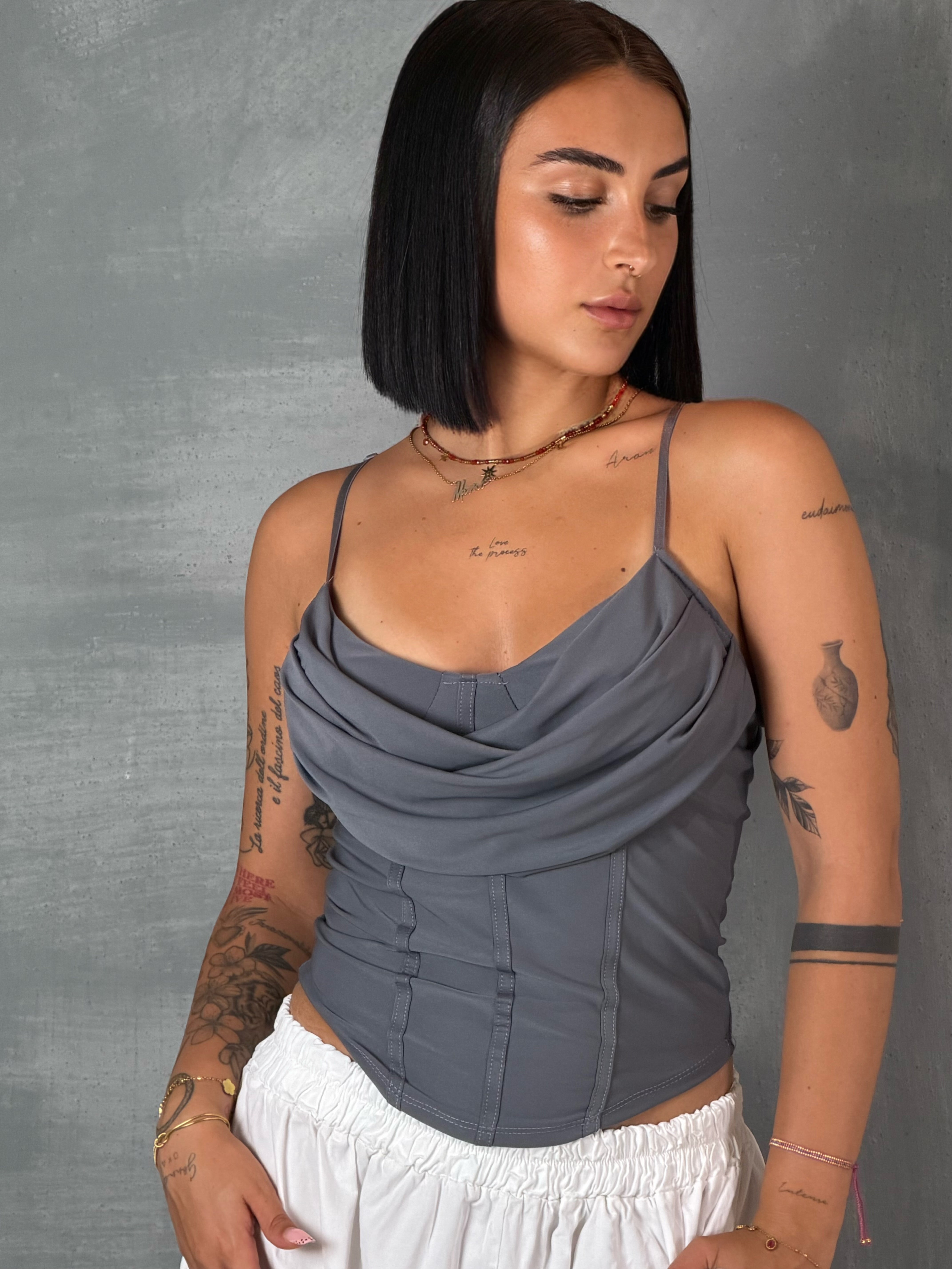 Top lycra GASTEIZ  grey