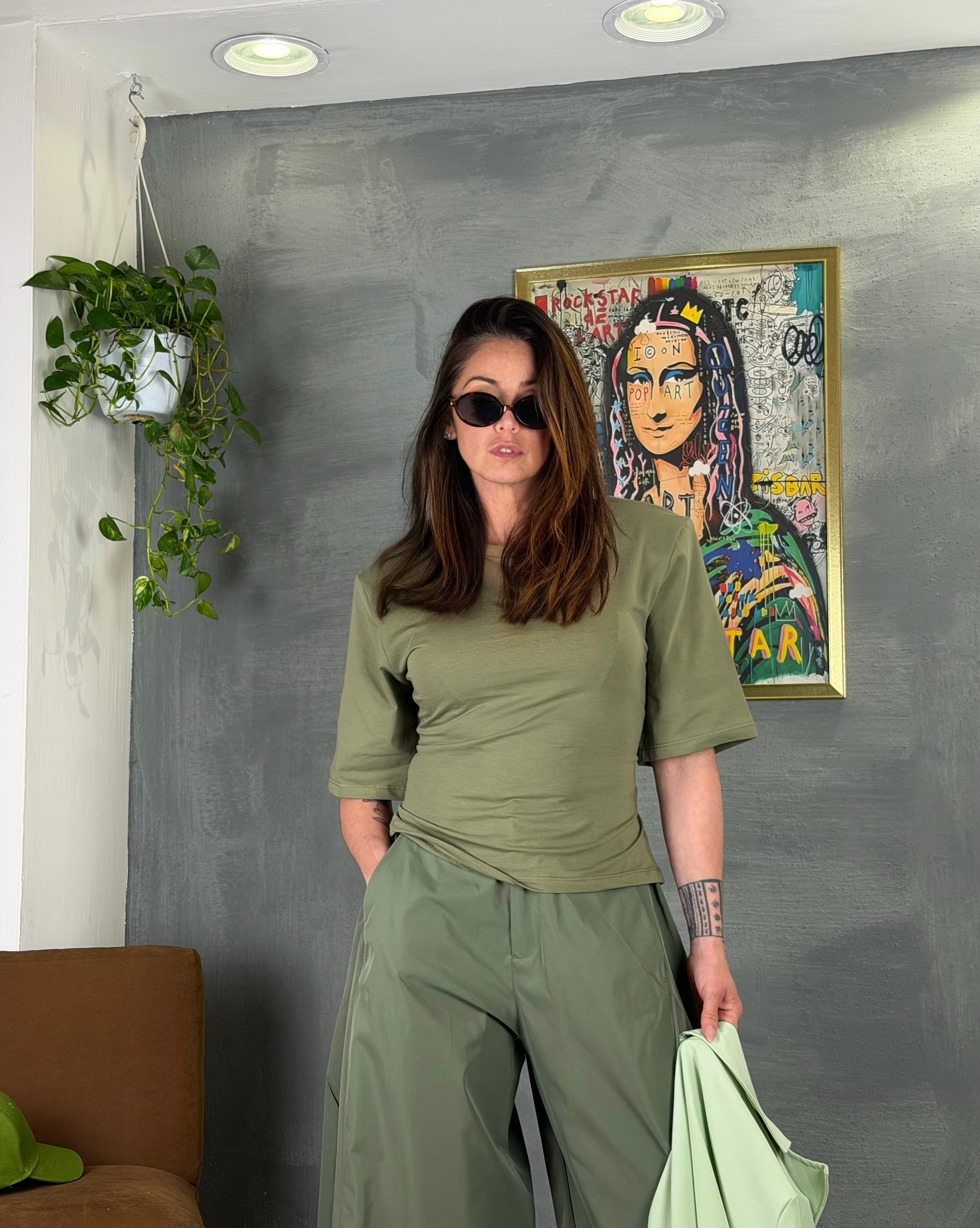 Maglia mezza manica FROIL verde