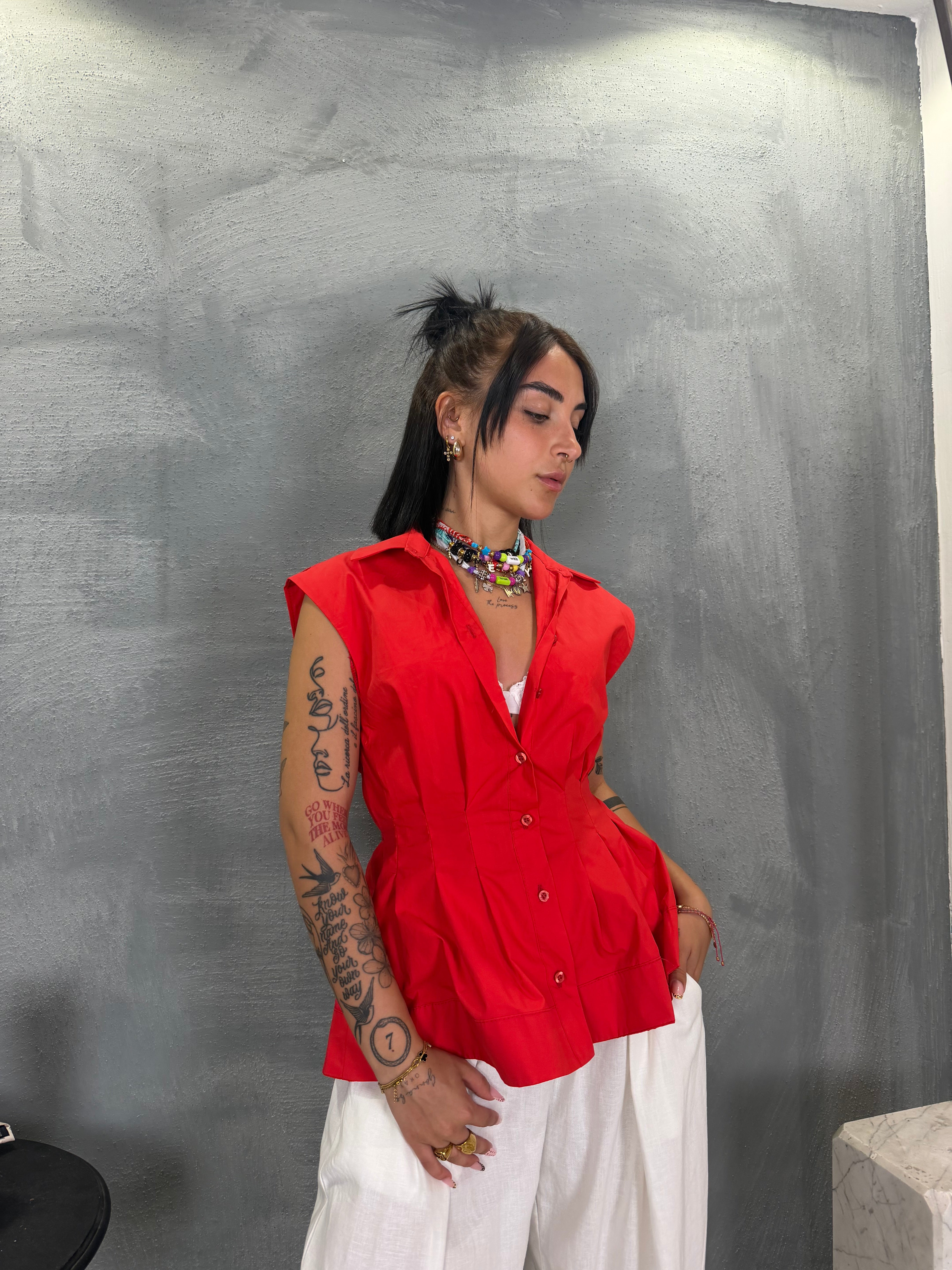 Camicia ALMEIRA corallo