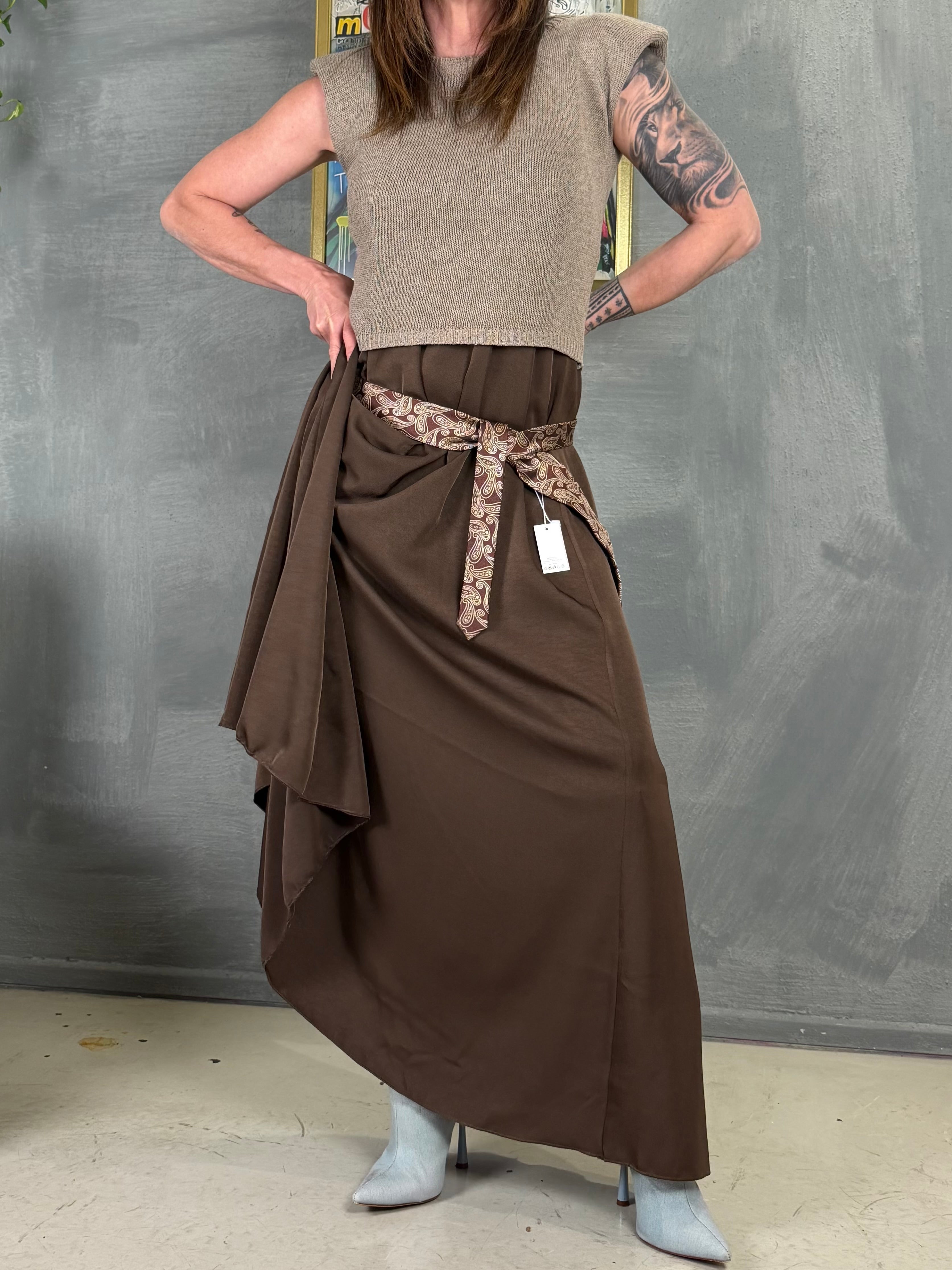 Gilet  con spalline FAW corda