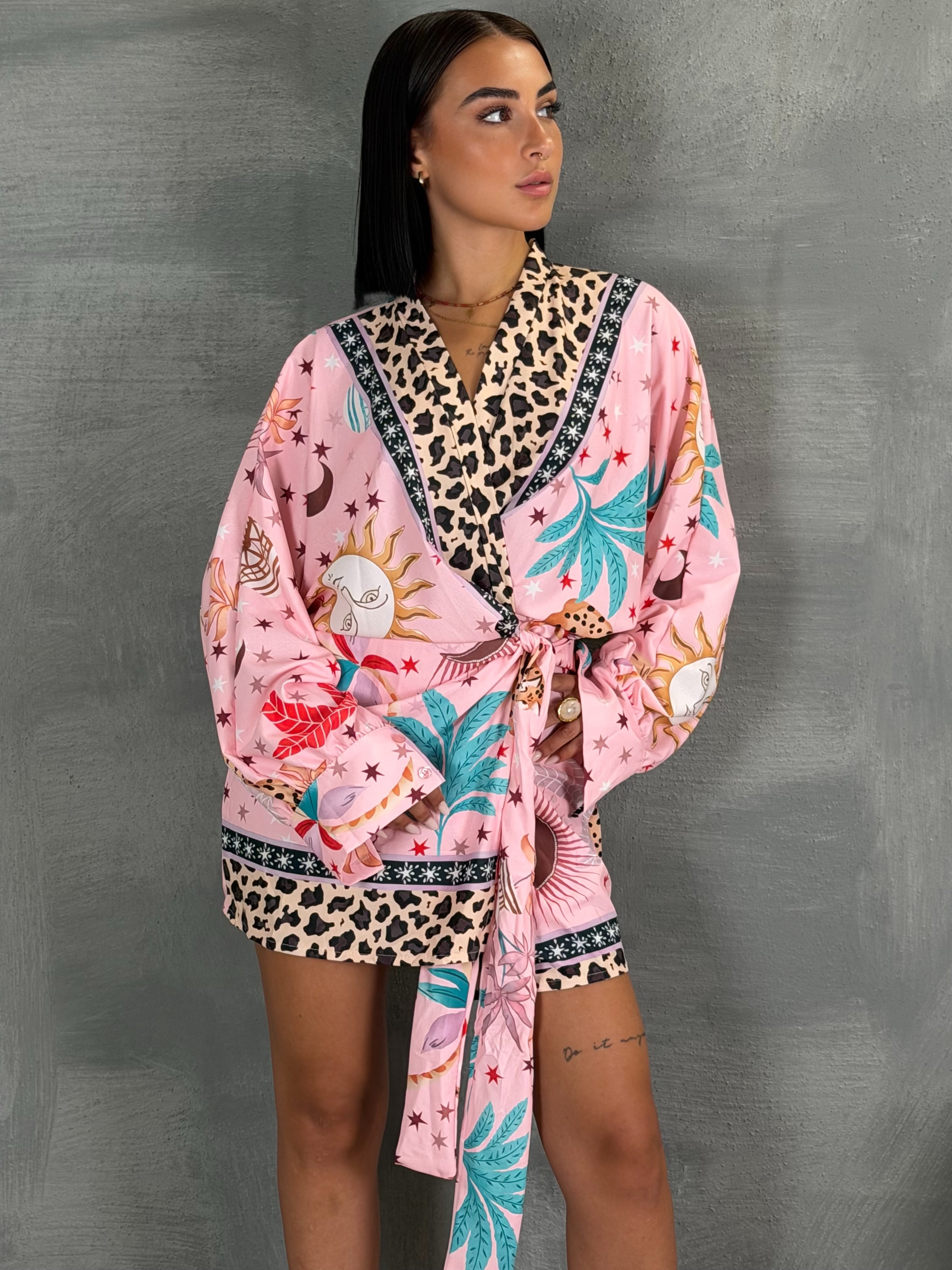 Abito kimono NANDI pink