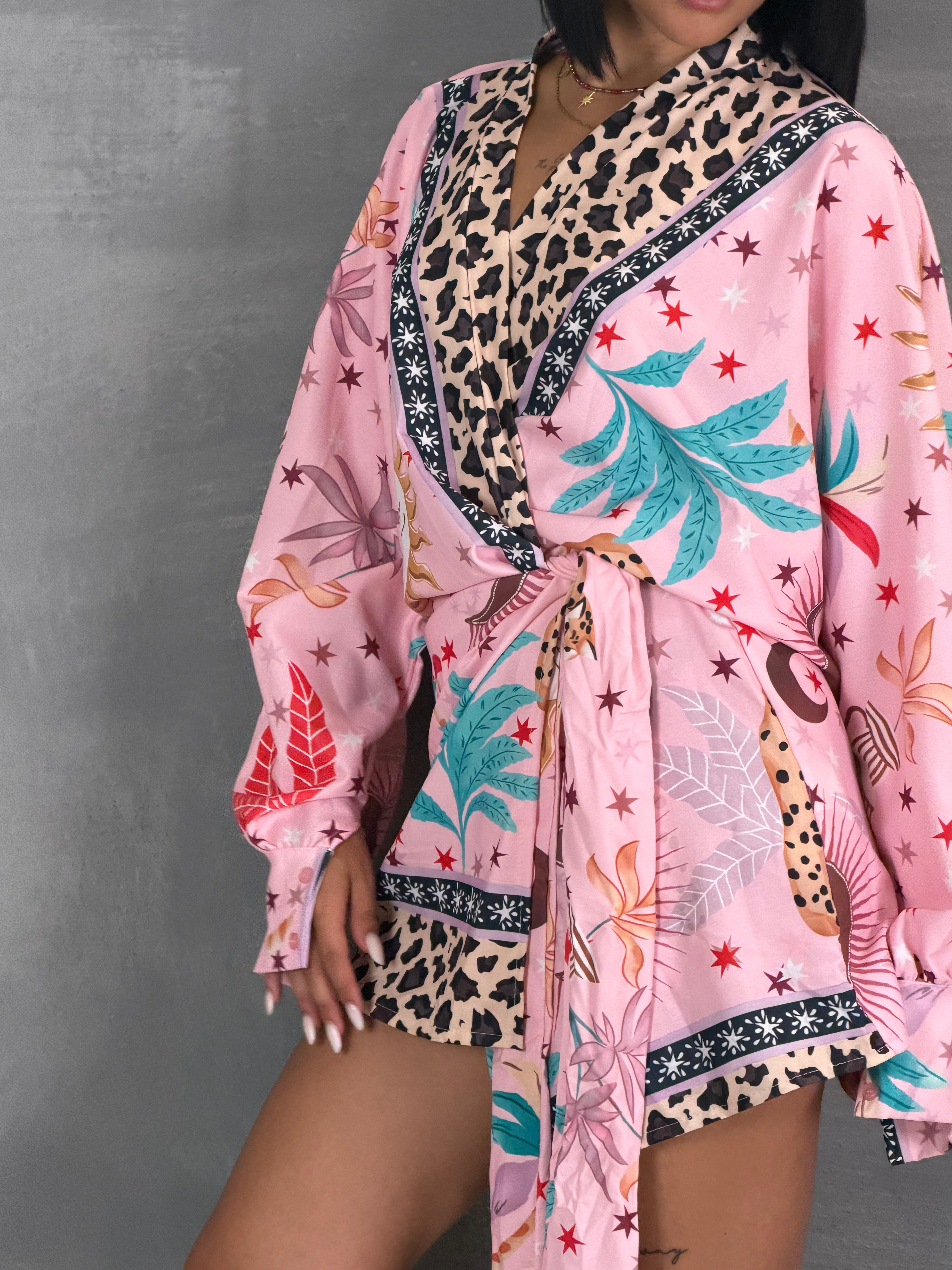Abito kimono NANDI pink