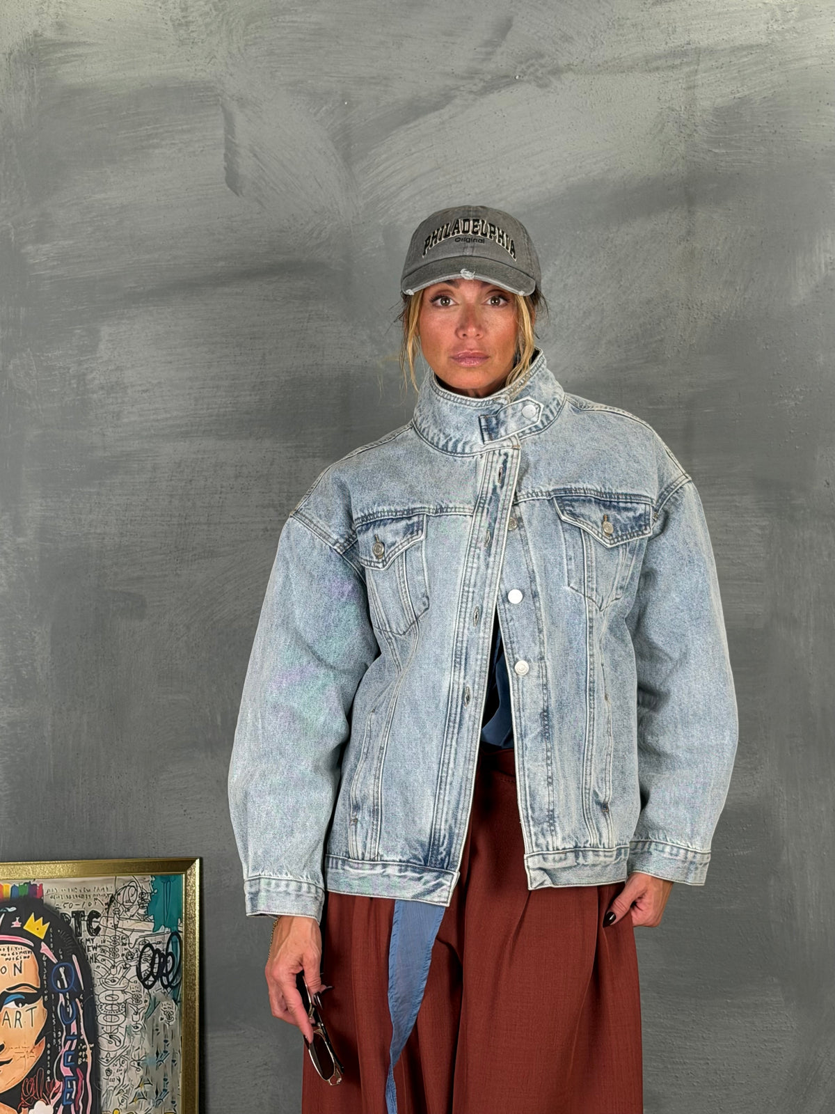 Jacker ANDAZ denim chiaro