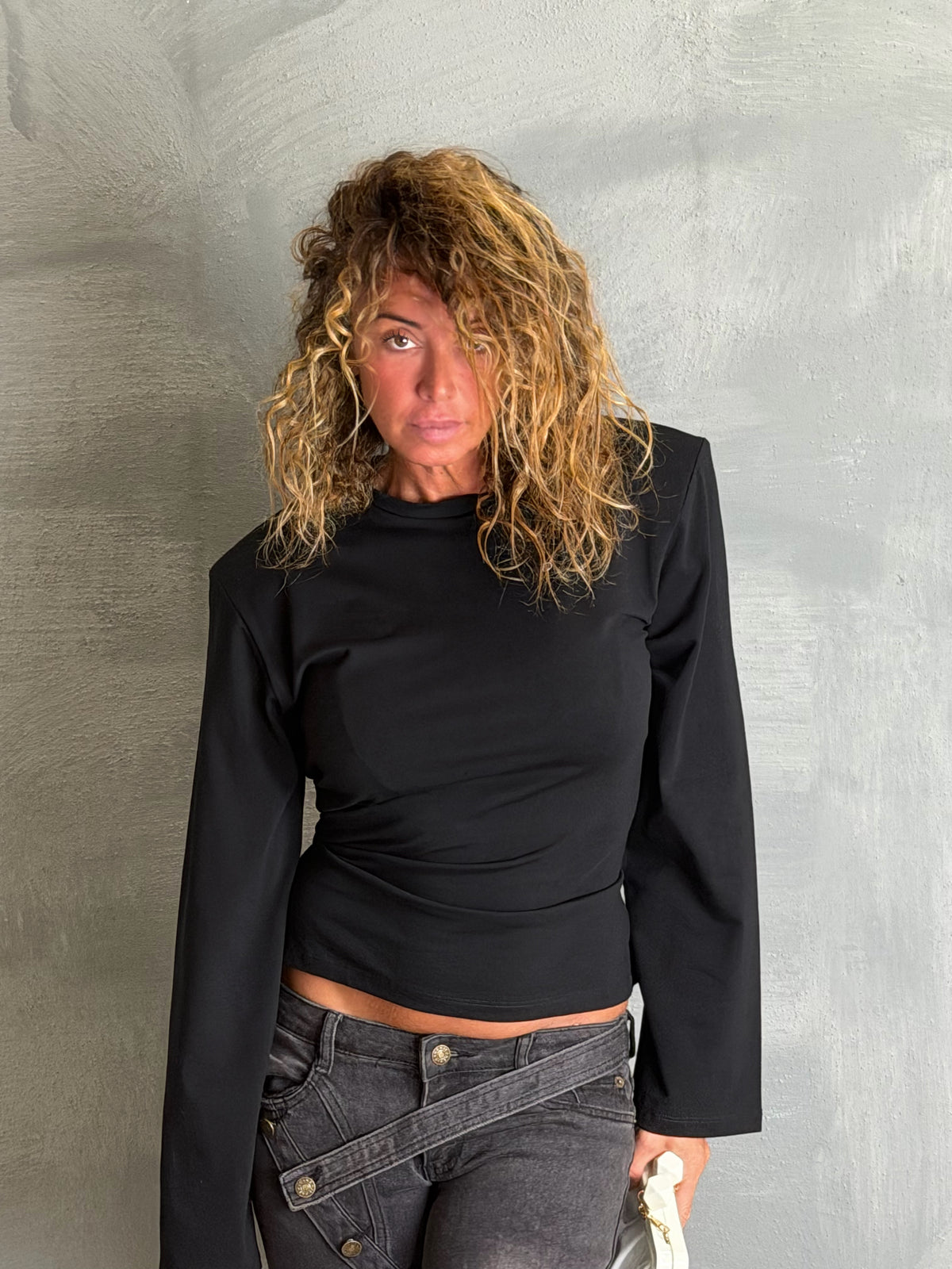 T short GRIPETO black