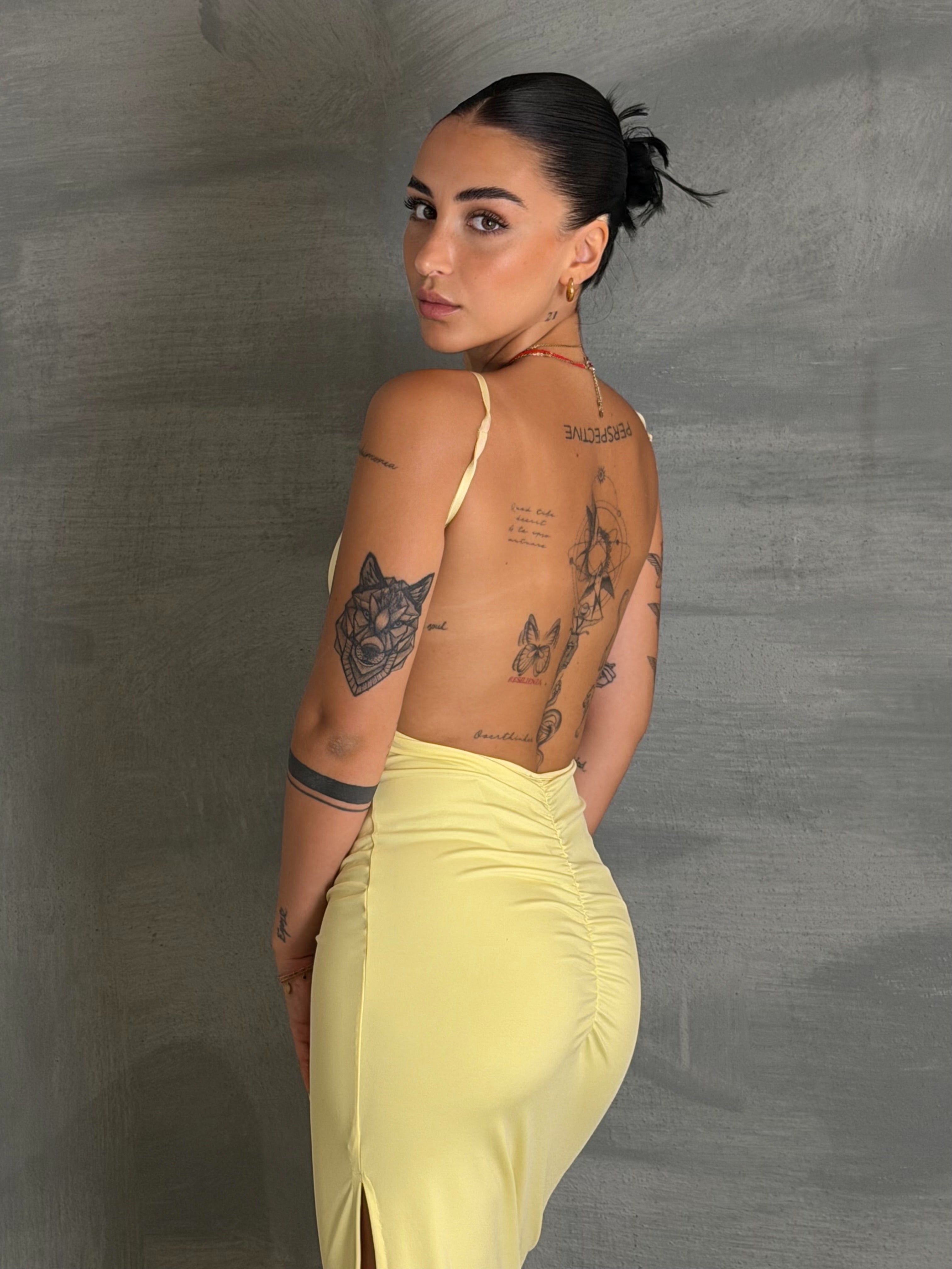 Abito Seduction yellow